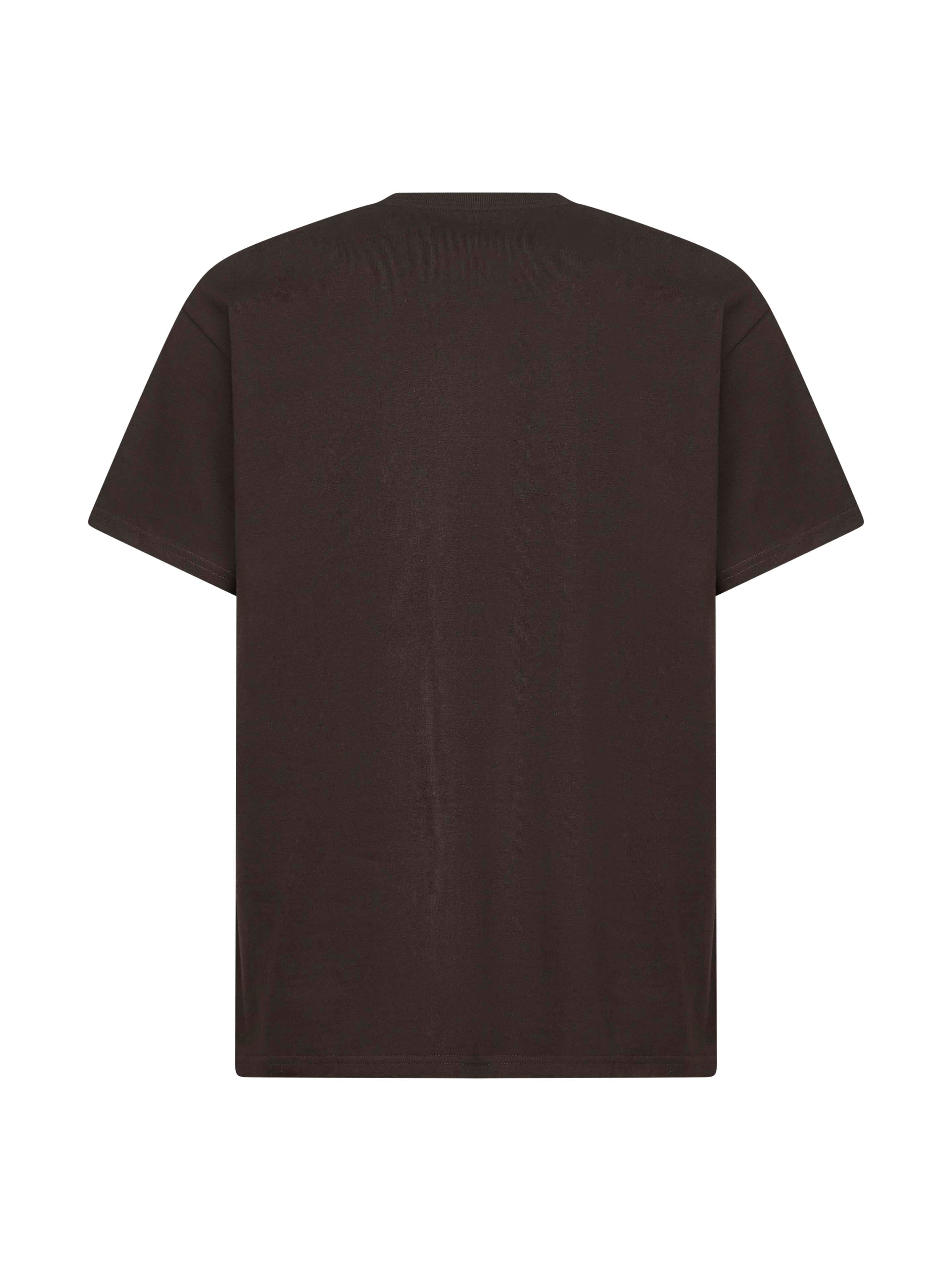 Brown jersey S/S Chase T-shirt - 2