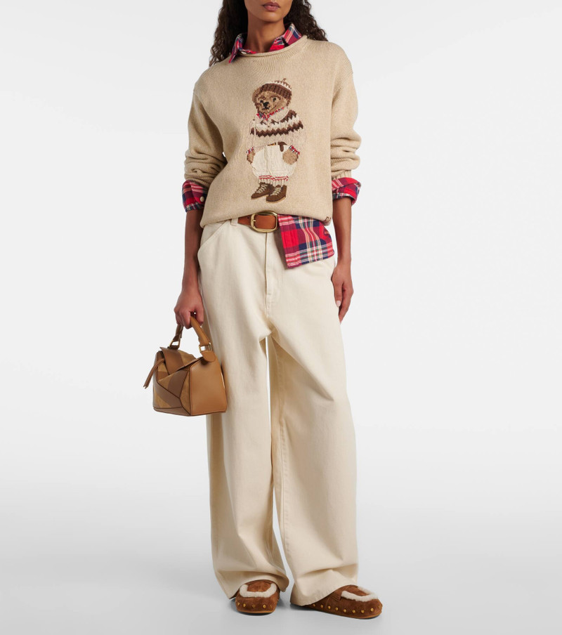 Polo Ralph Lauren Polo Bear cotton and wool-blend sweater outlook