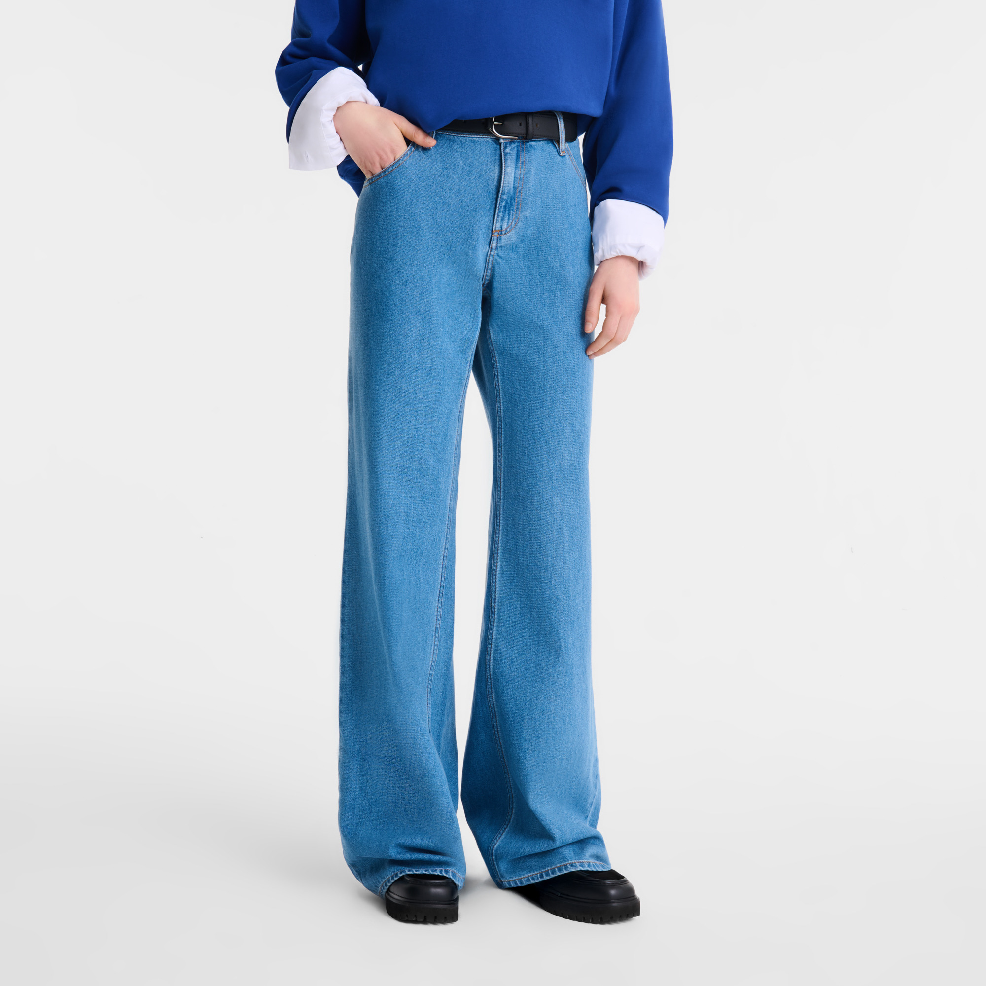 Trousers Sky Blue - Denim - 4