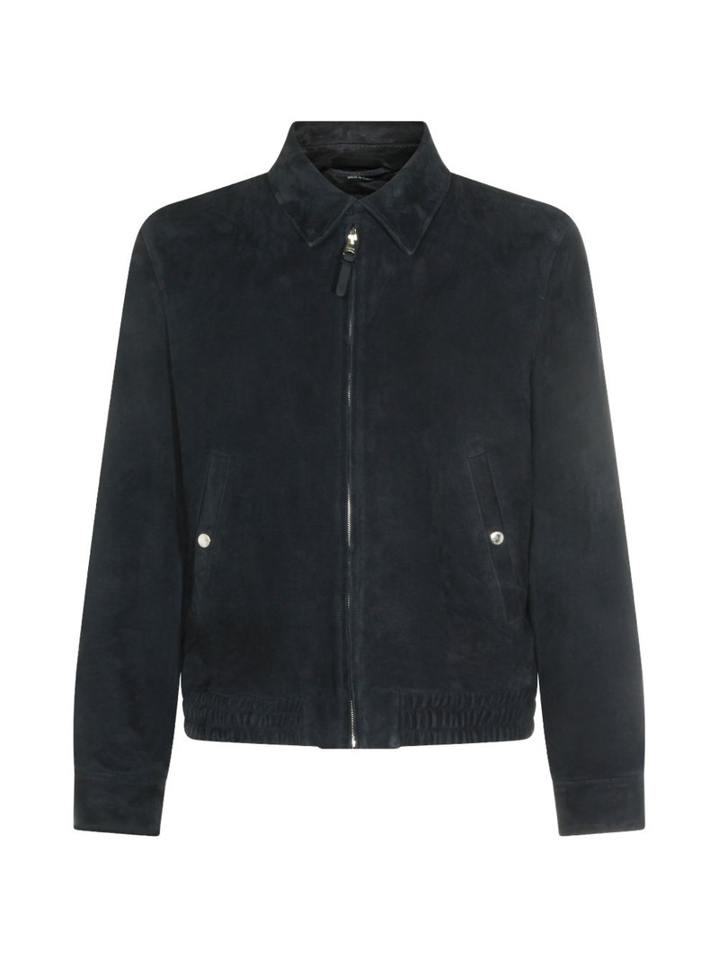 Giovanni-Su zipped suede jacket 1