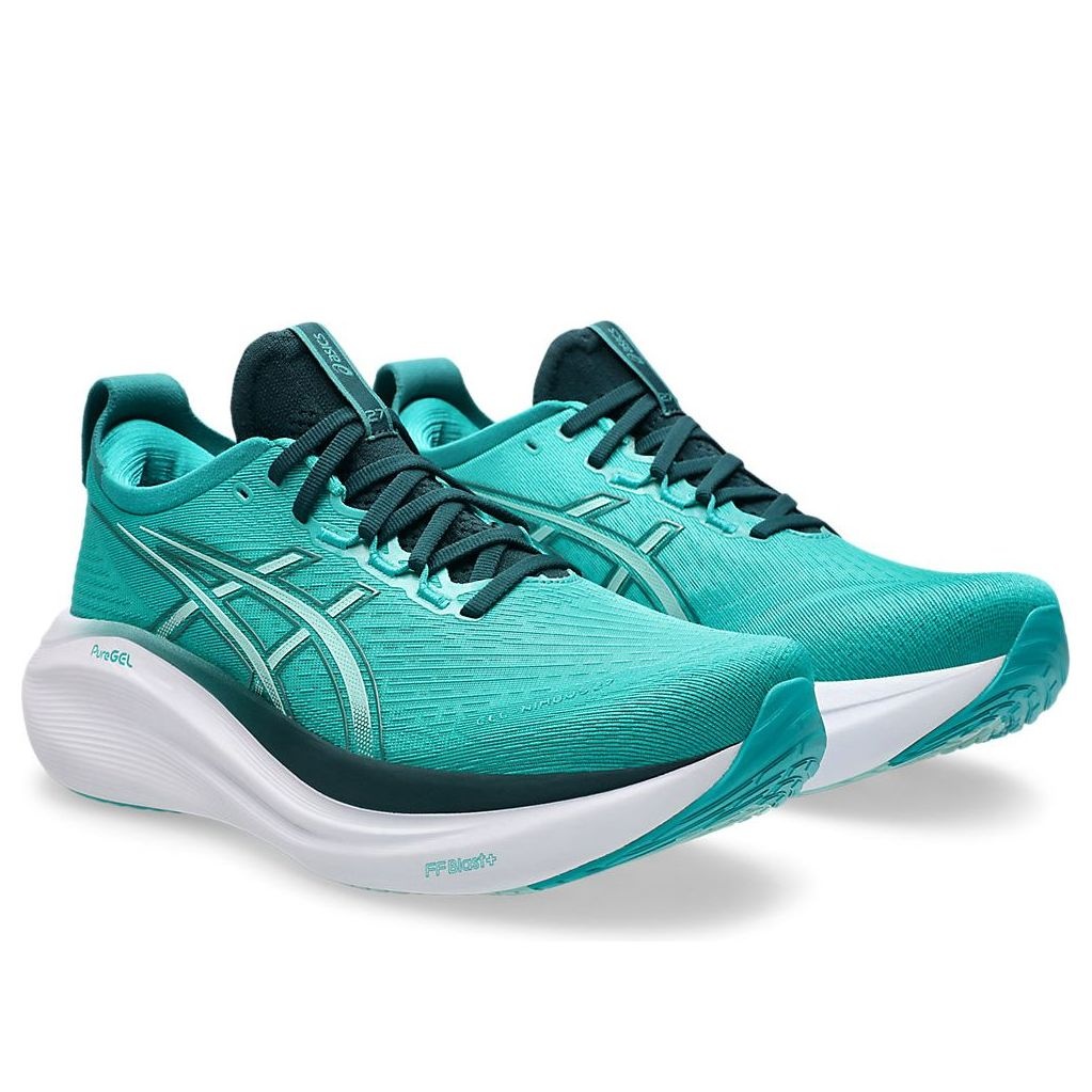 ASICS Gel-Nimbus 27 'Wave Teal Saxon Green' 1011B958-400 - 3