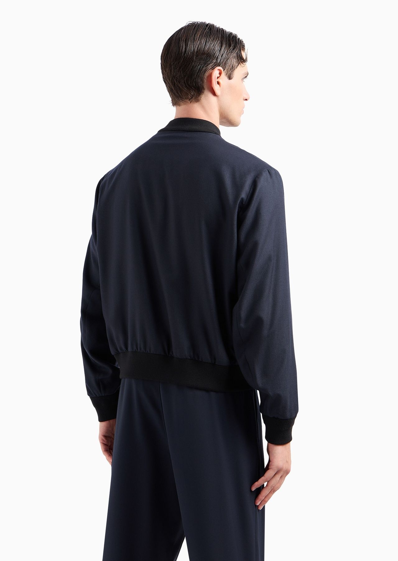 ASV cashmere and silk canvas blouson - 3