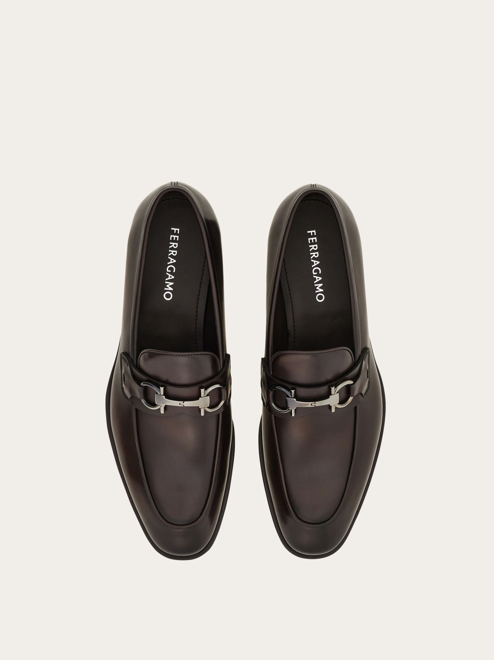 Loafer with Gancini buckle - 3