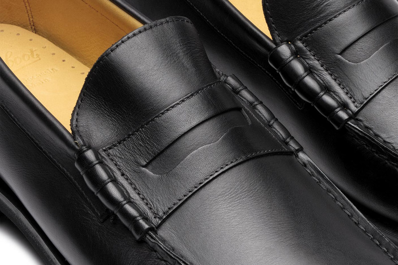 Brighton Black Silk - Rubber Sole 6