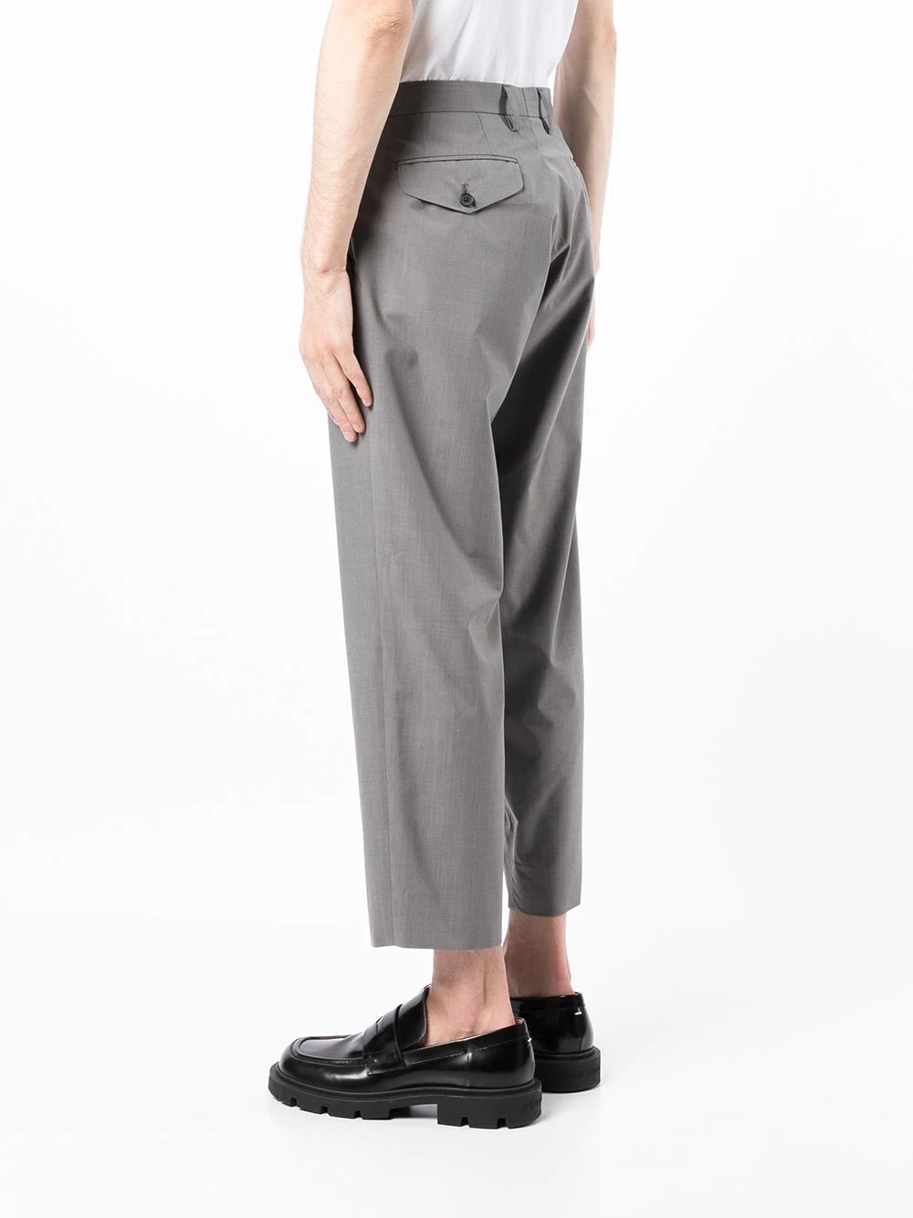 cropped cigarette trousers - 4