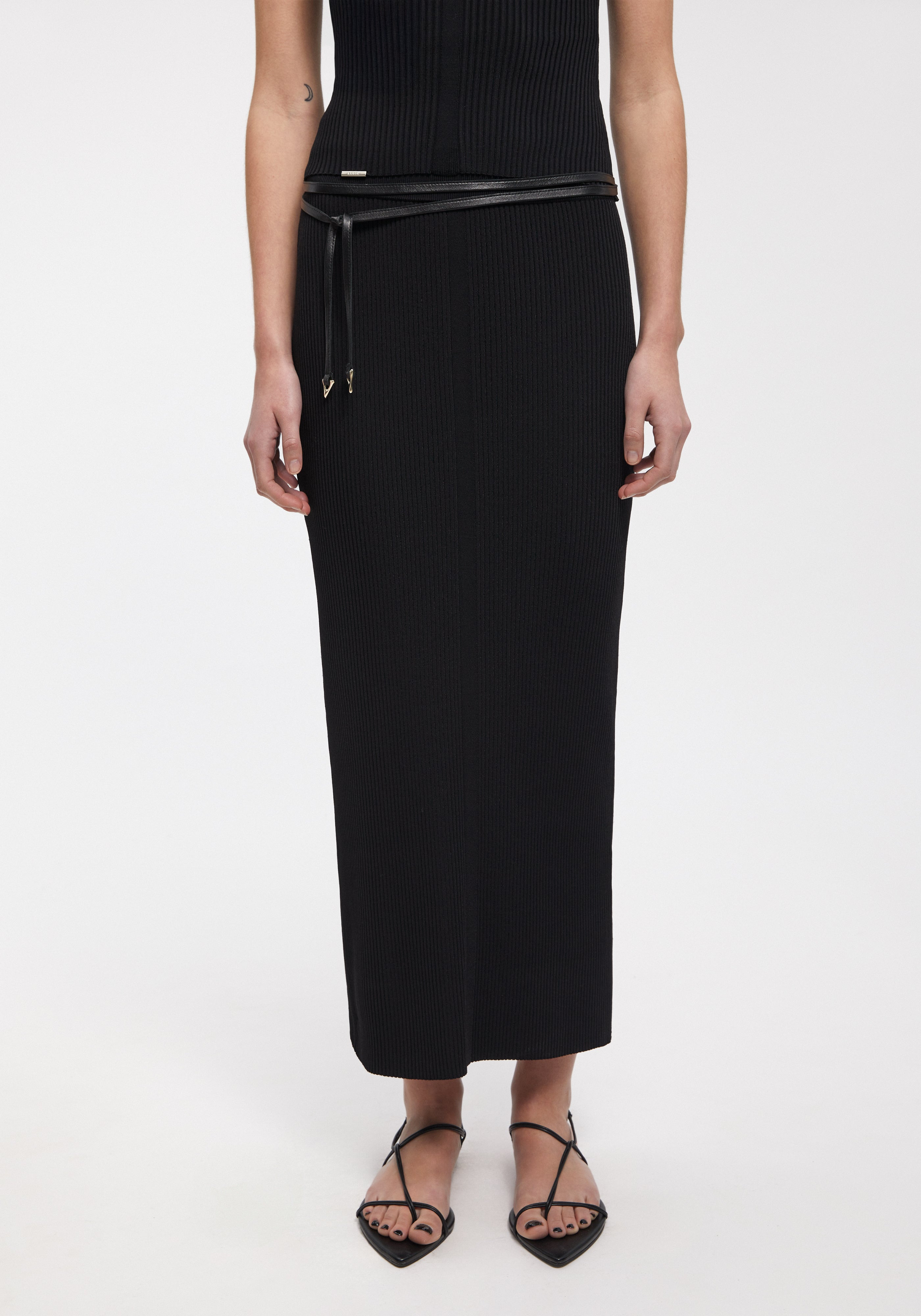 MARA
Rib-knit maxi skirt - 2