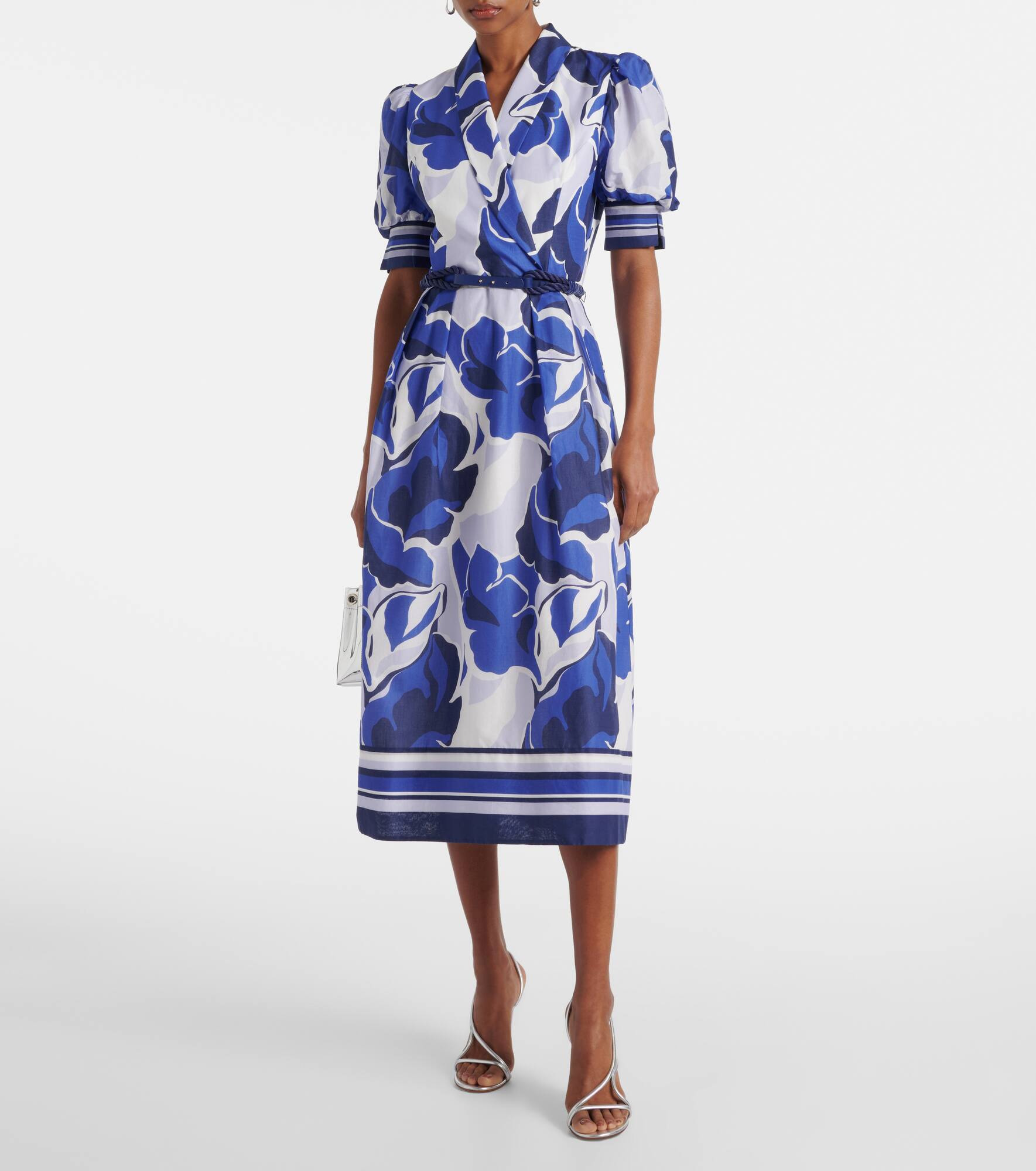 Paros floral cotton midi dress - 2