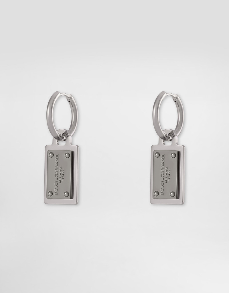 Dolce & Gabbana earrings with Dolce&Gabbana logo tag outlook