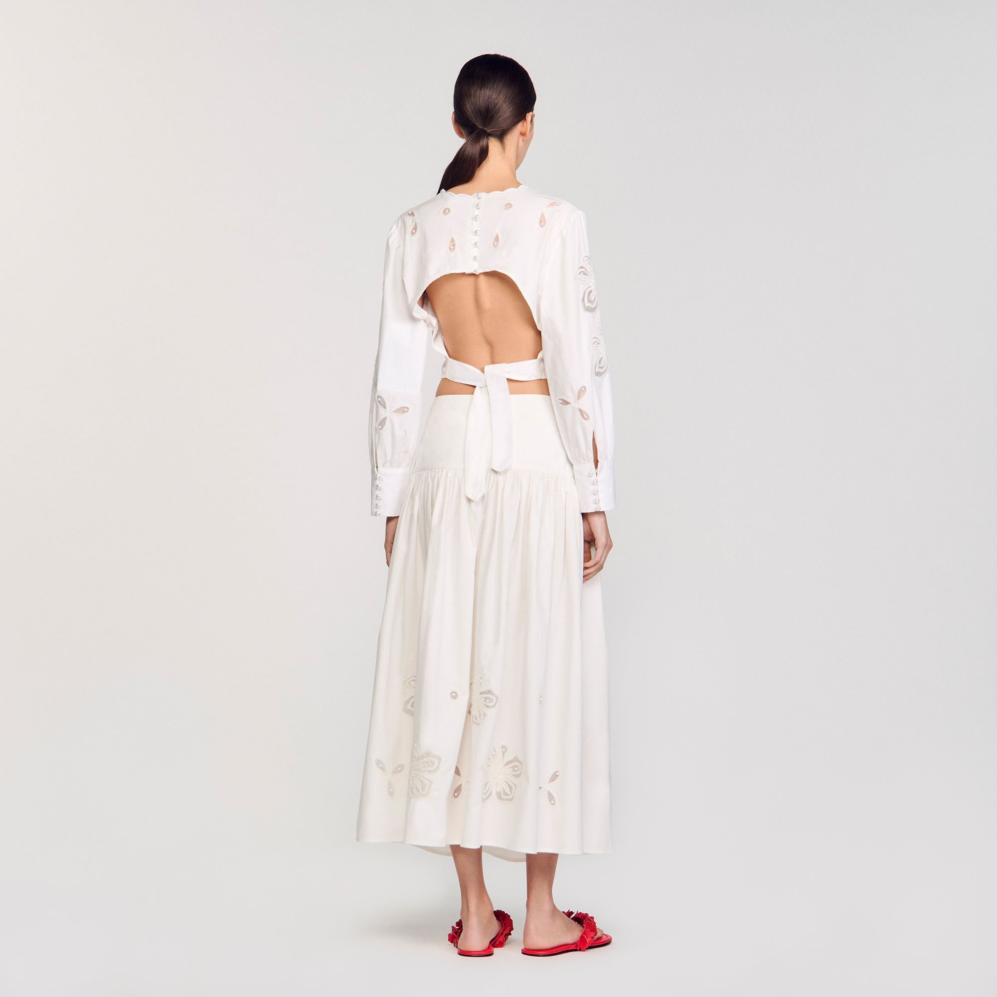 POPLIN CROP TOP - 5