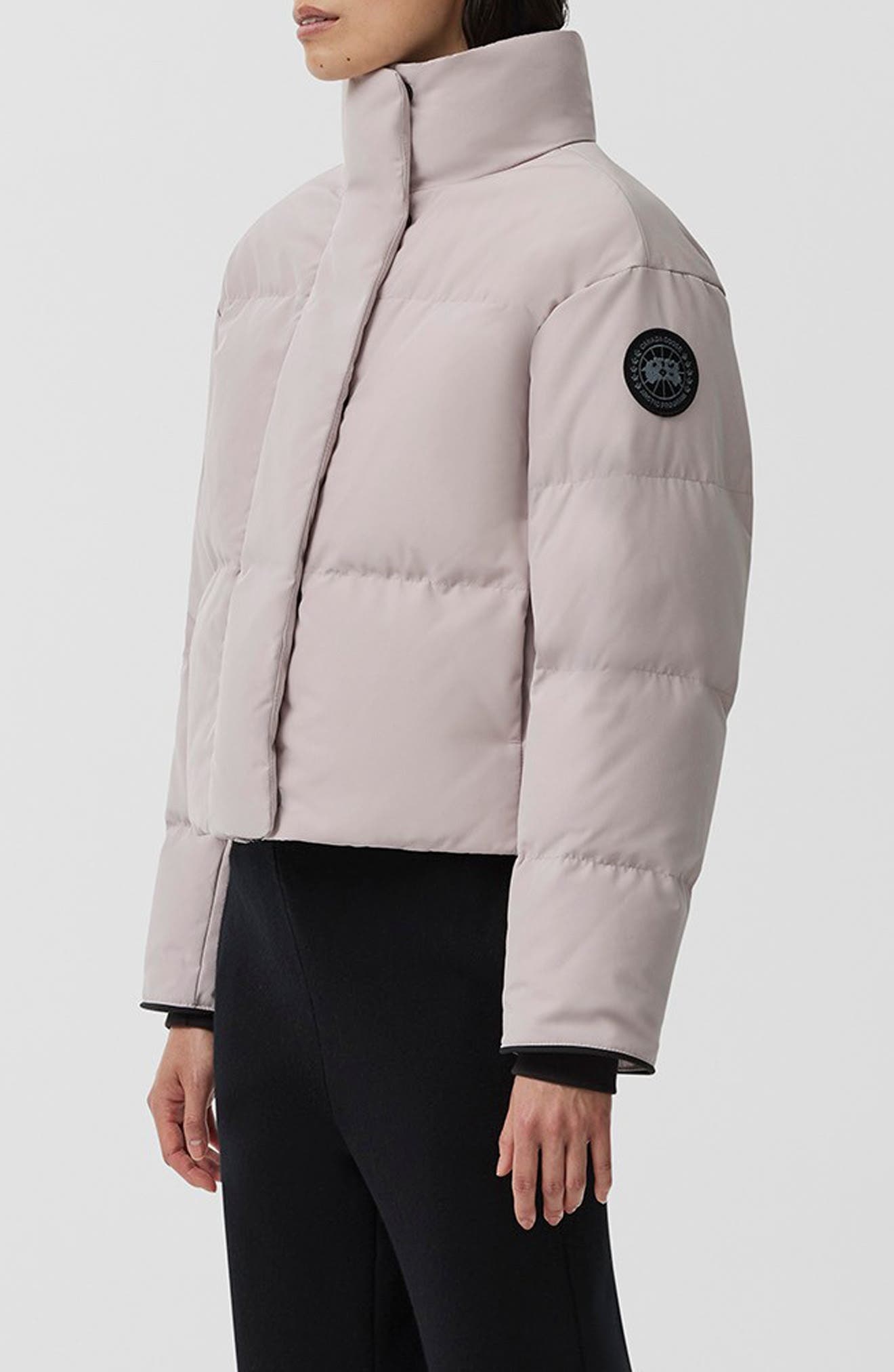 Canada Goose Grandview Black Label Crop 625 Fill Power Down Puffer Jacket in Lucent Rose at Nordstro - 3