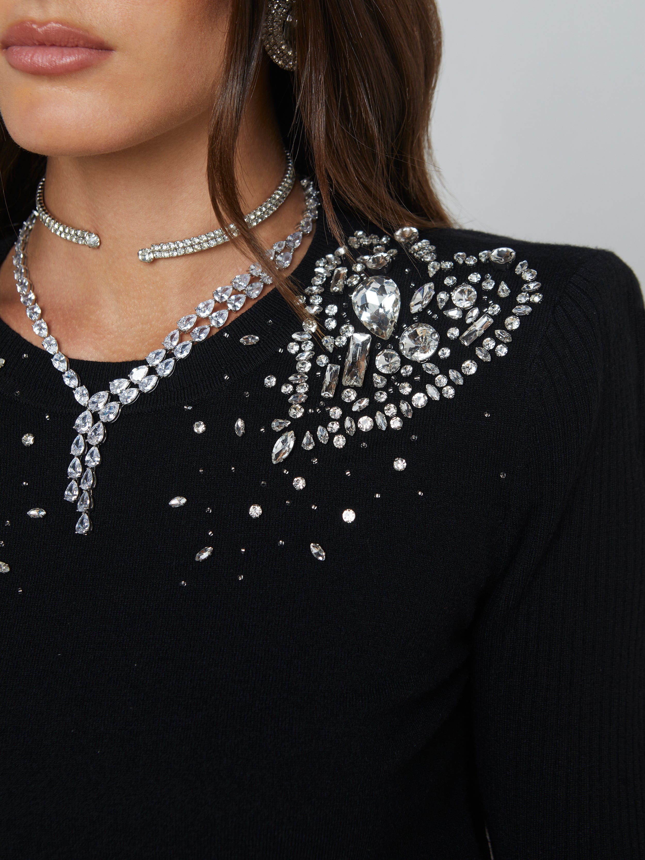 Cesca Embellished Pullover - 3