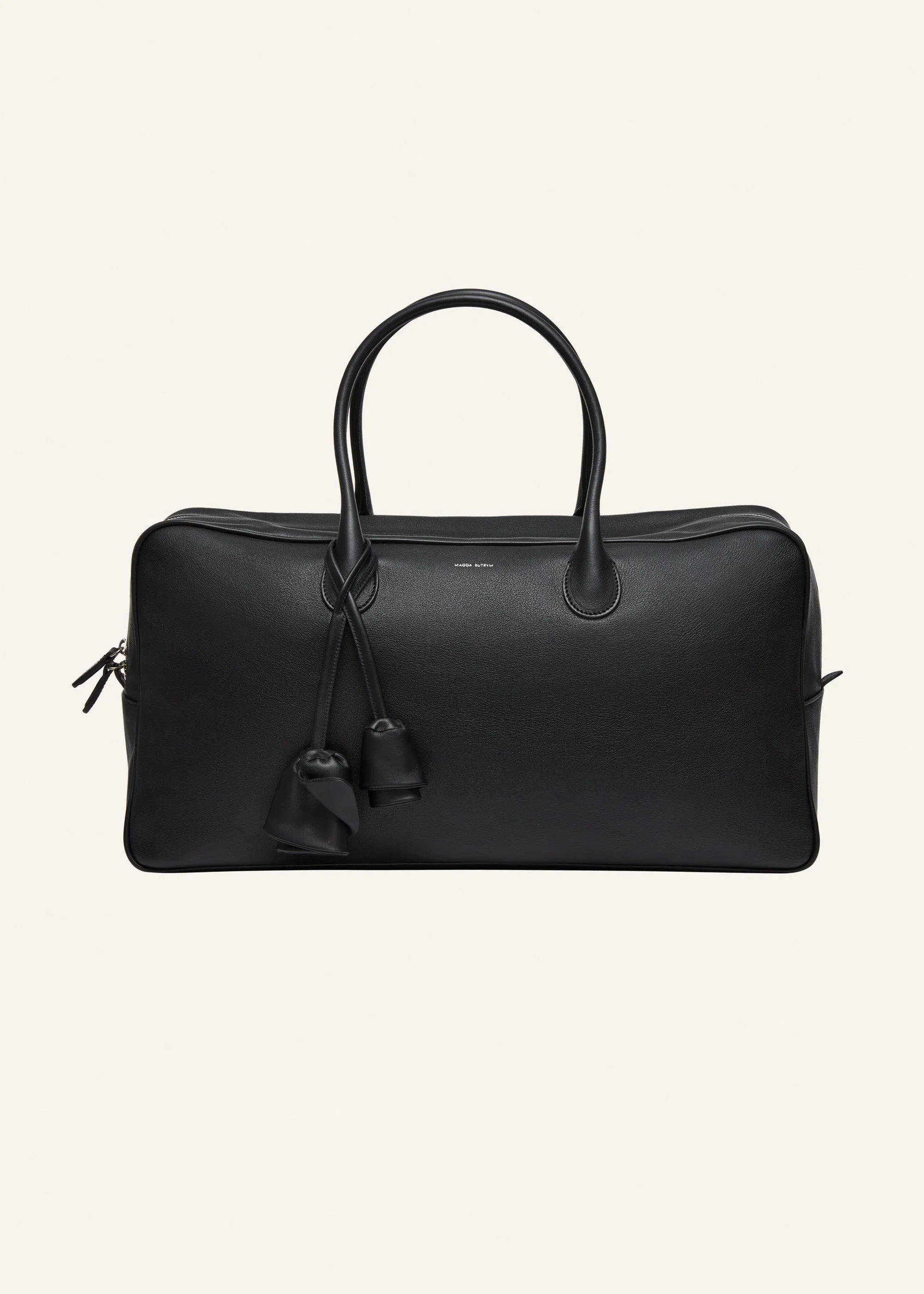 Large Brigitte bag in black leather - 1