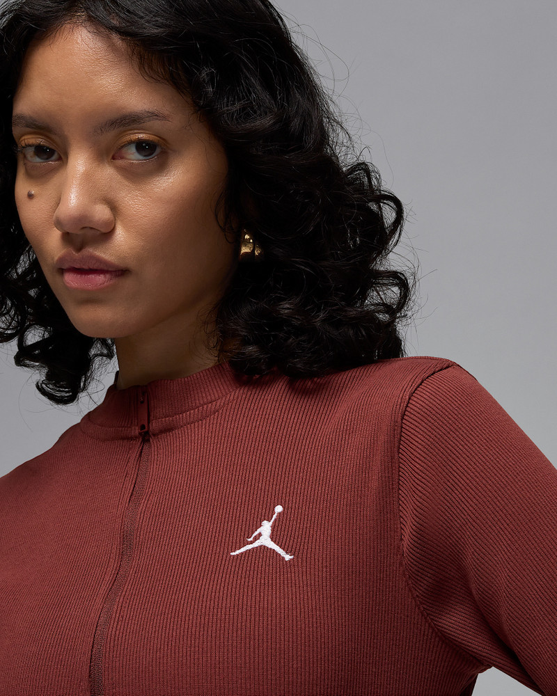 Jordan Women's 1/2-Zip Long-Sleeve Knit Dress 3