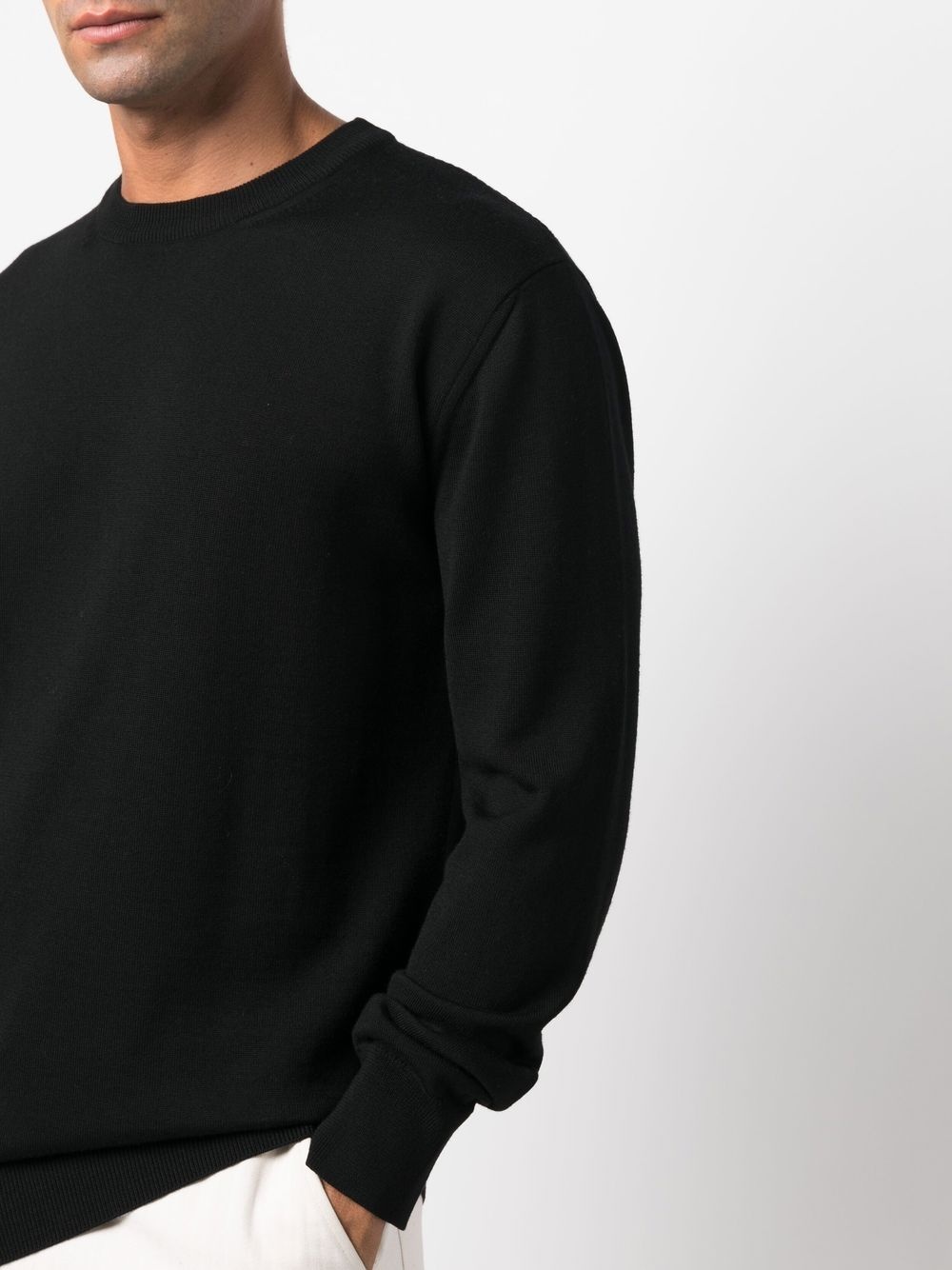 wool crew-neck jumper - 5