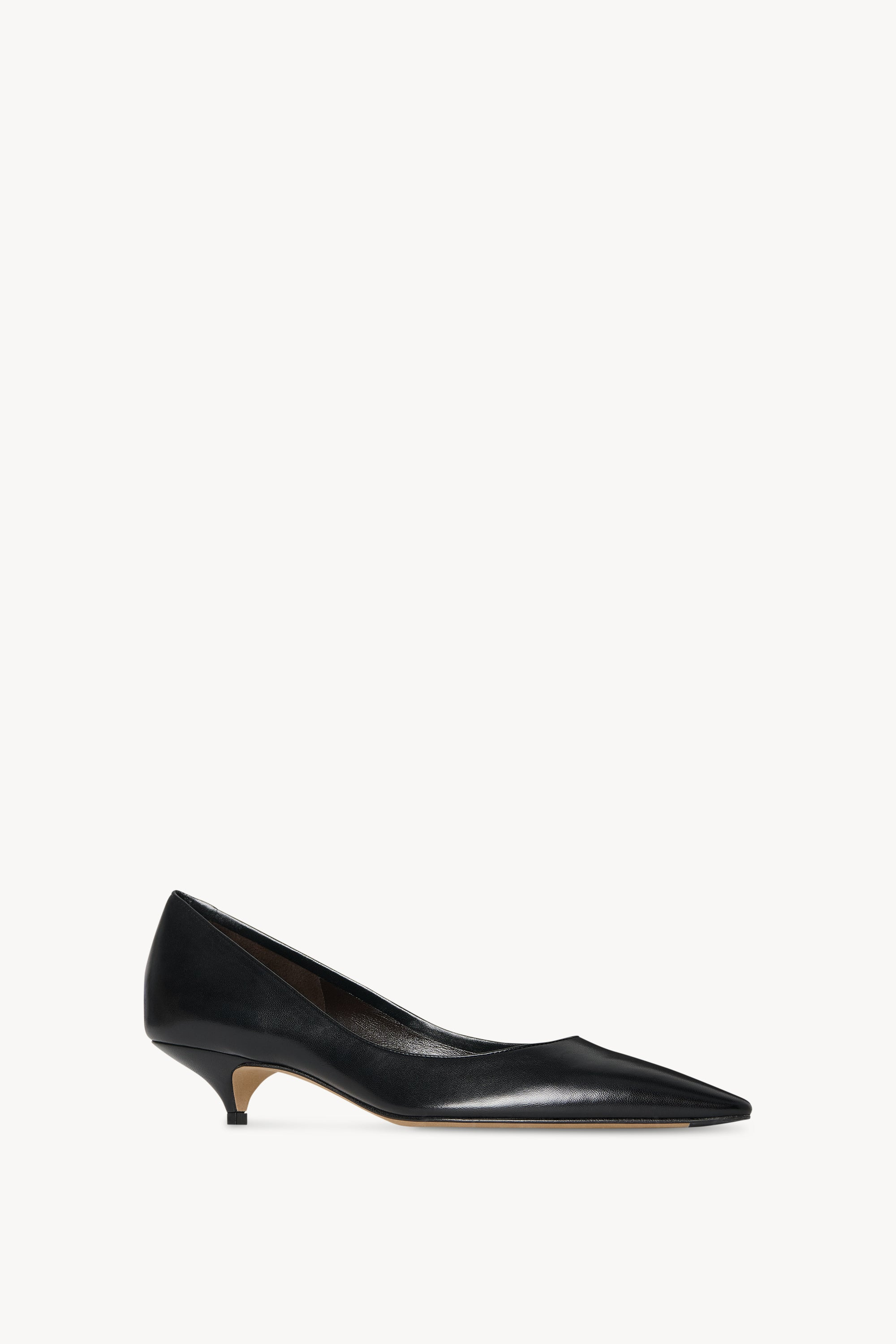 Liisa Kitten Two Heel in Leather - 2