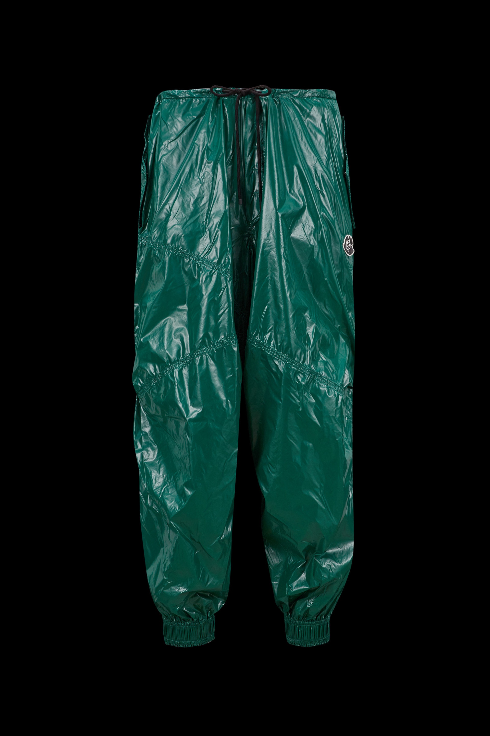 Glossy Nylon Pants - 1
