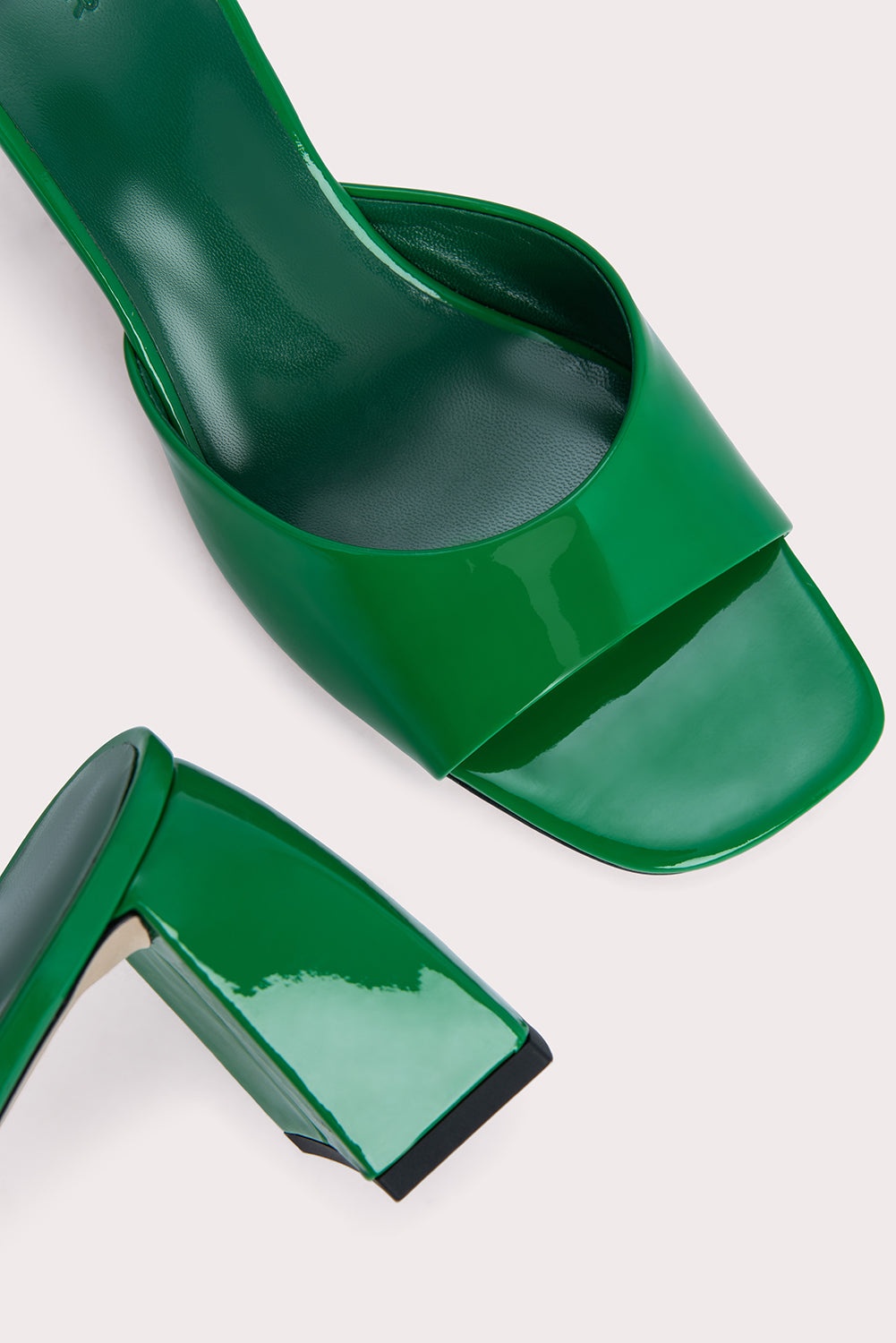 Romy Green Patent Leather - 5