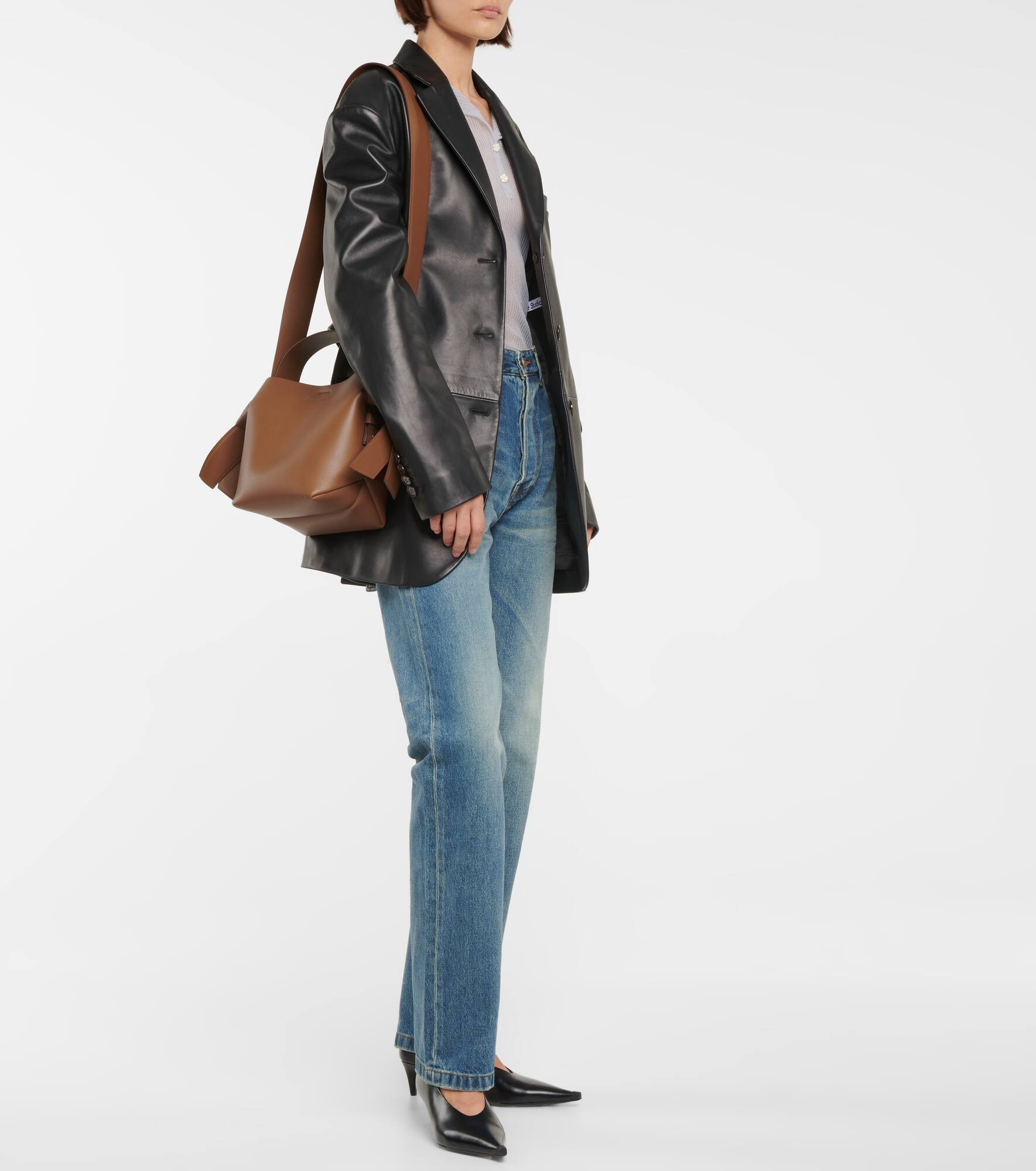 Musubi Mini leather shoulder bag - 5