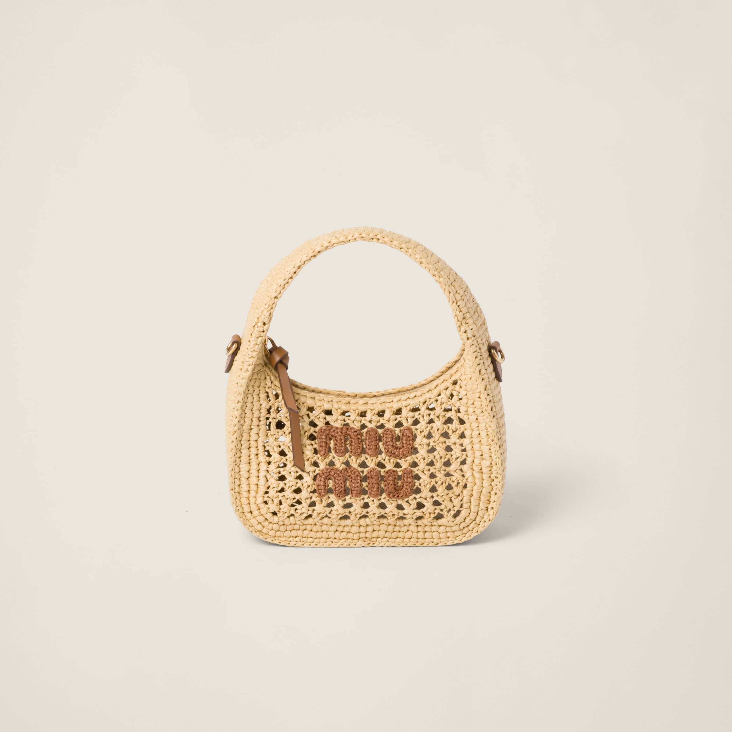 Wander woven fabric hobo bag - 1