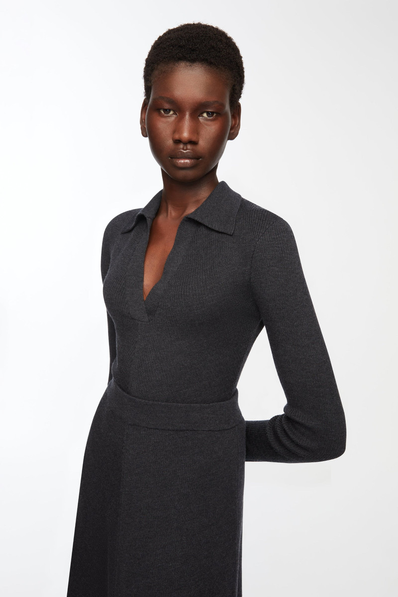 Austin Knit In Charcoal Grey Cashfeel 3