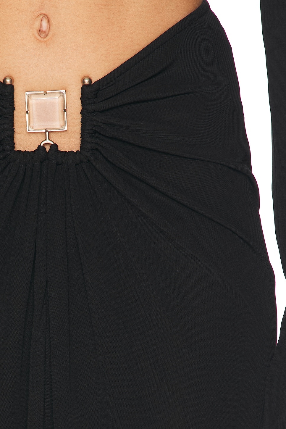 Bezel Quartz Ruched Skirt - 6