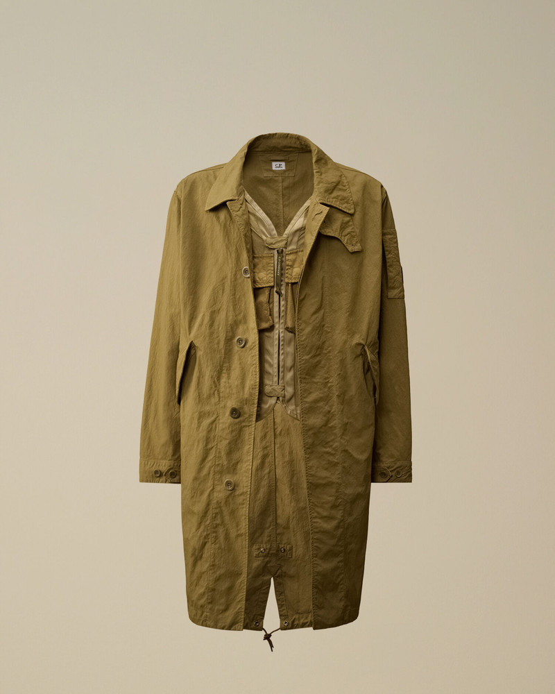 Twill Fishtail Lens Car Coat 1