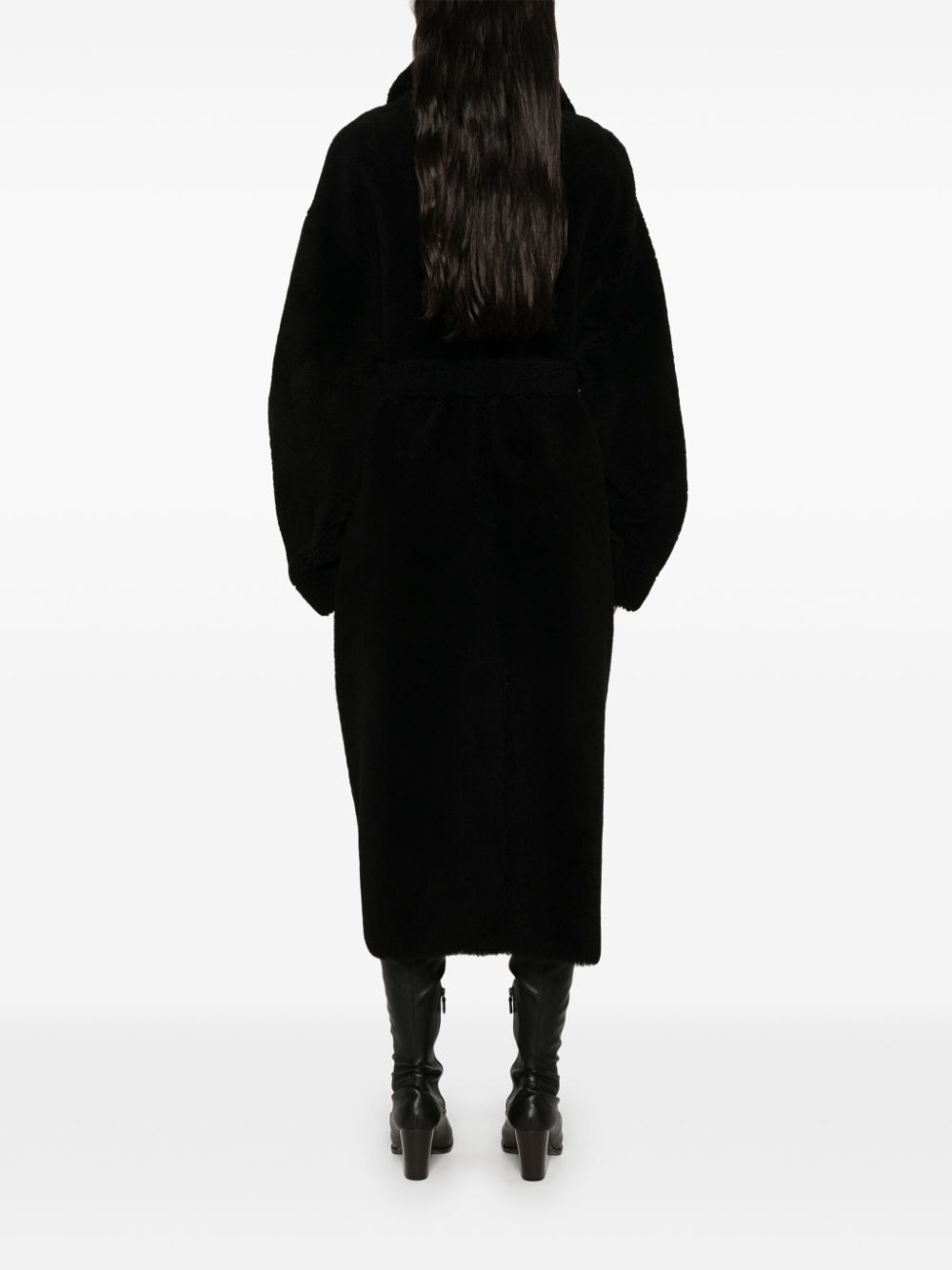 shearling coat - 4