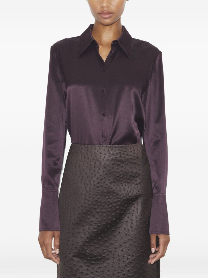 cuffed silk shirt 4