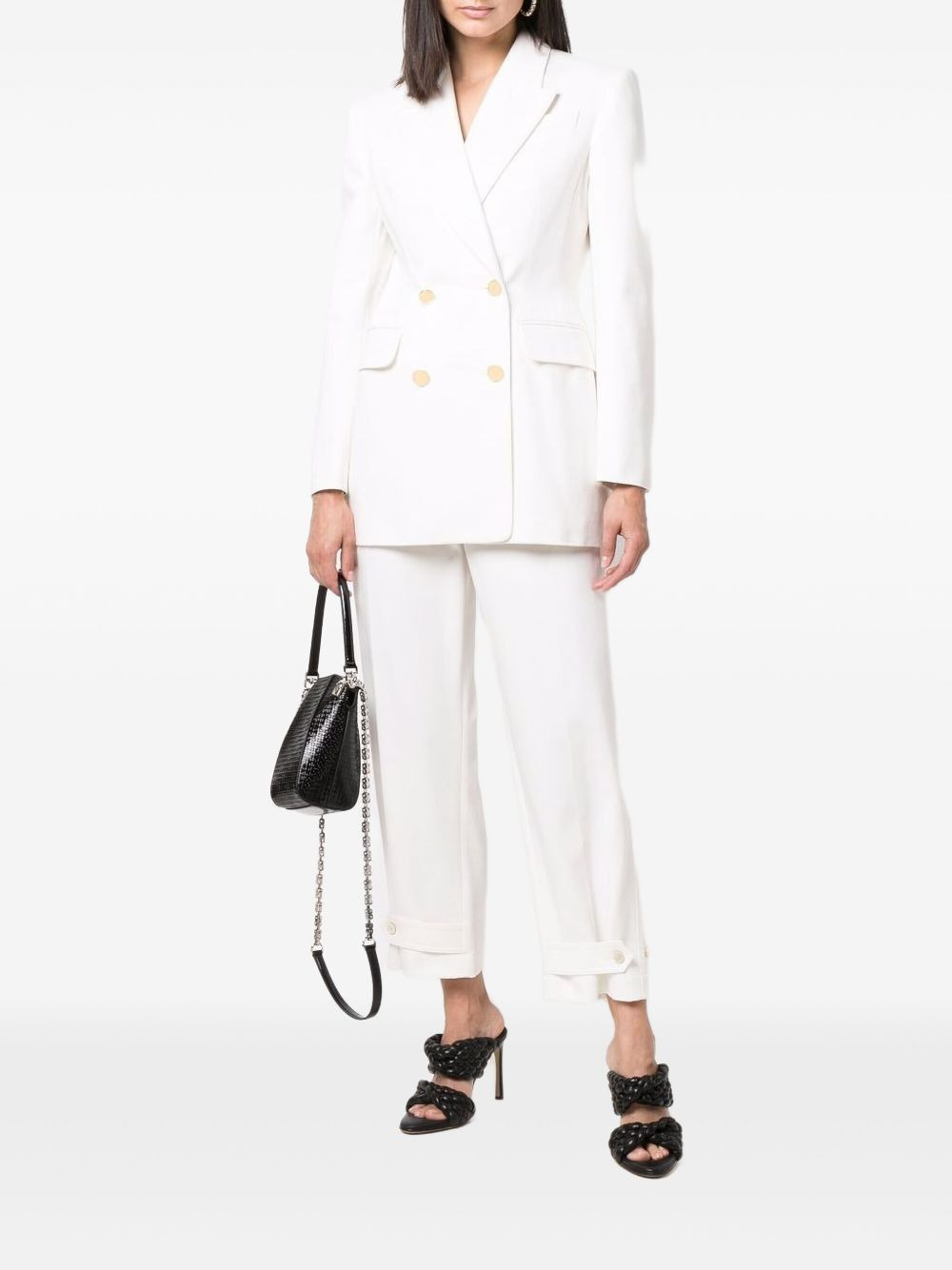 double-breasted tailored blazer - 2