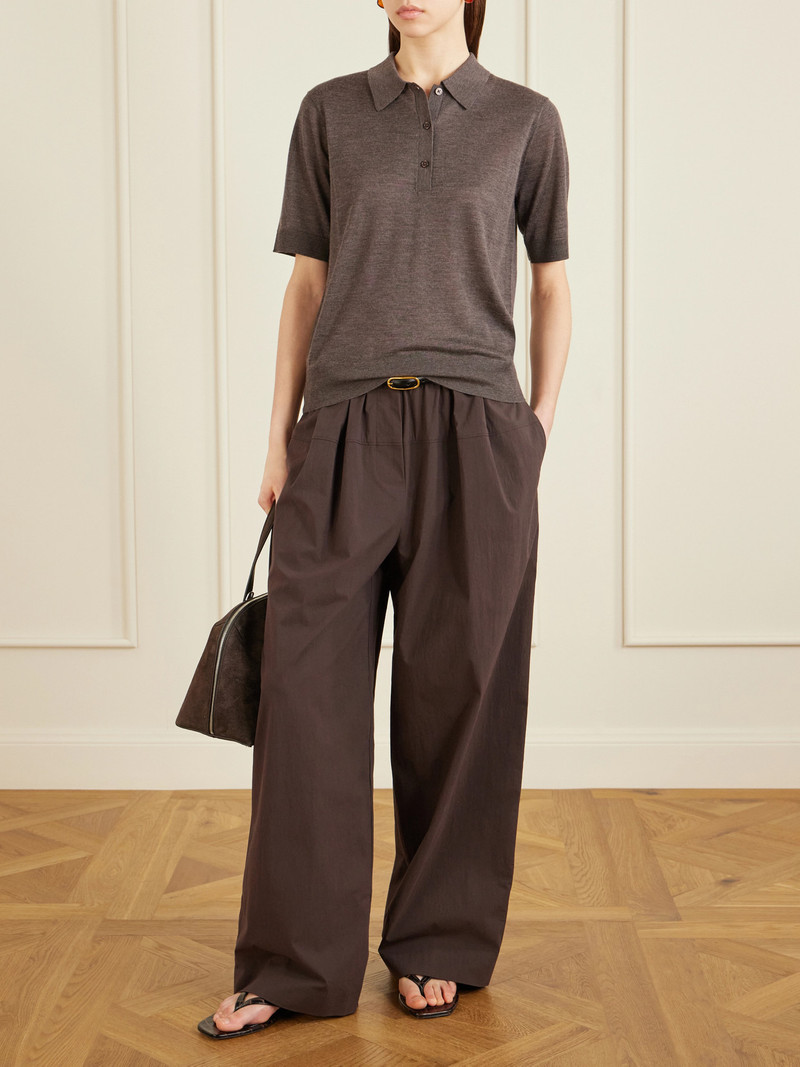 Loulou de Saison Migo Cashmere Polo Shirt outlook