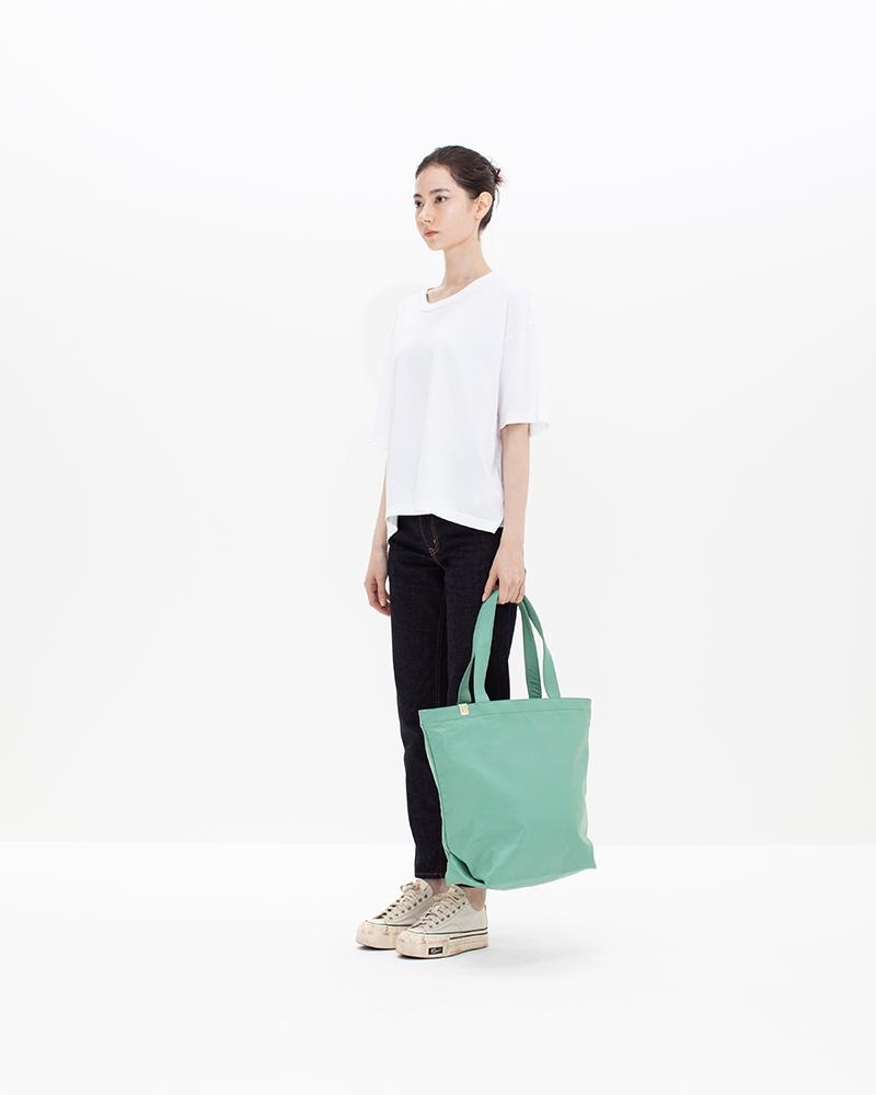 LEATHER TOTE (L) (FR VEG.LB) MUSTARD - 4