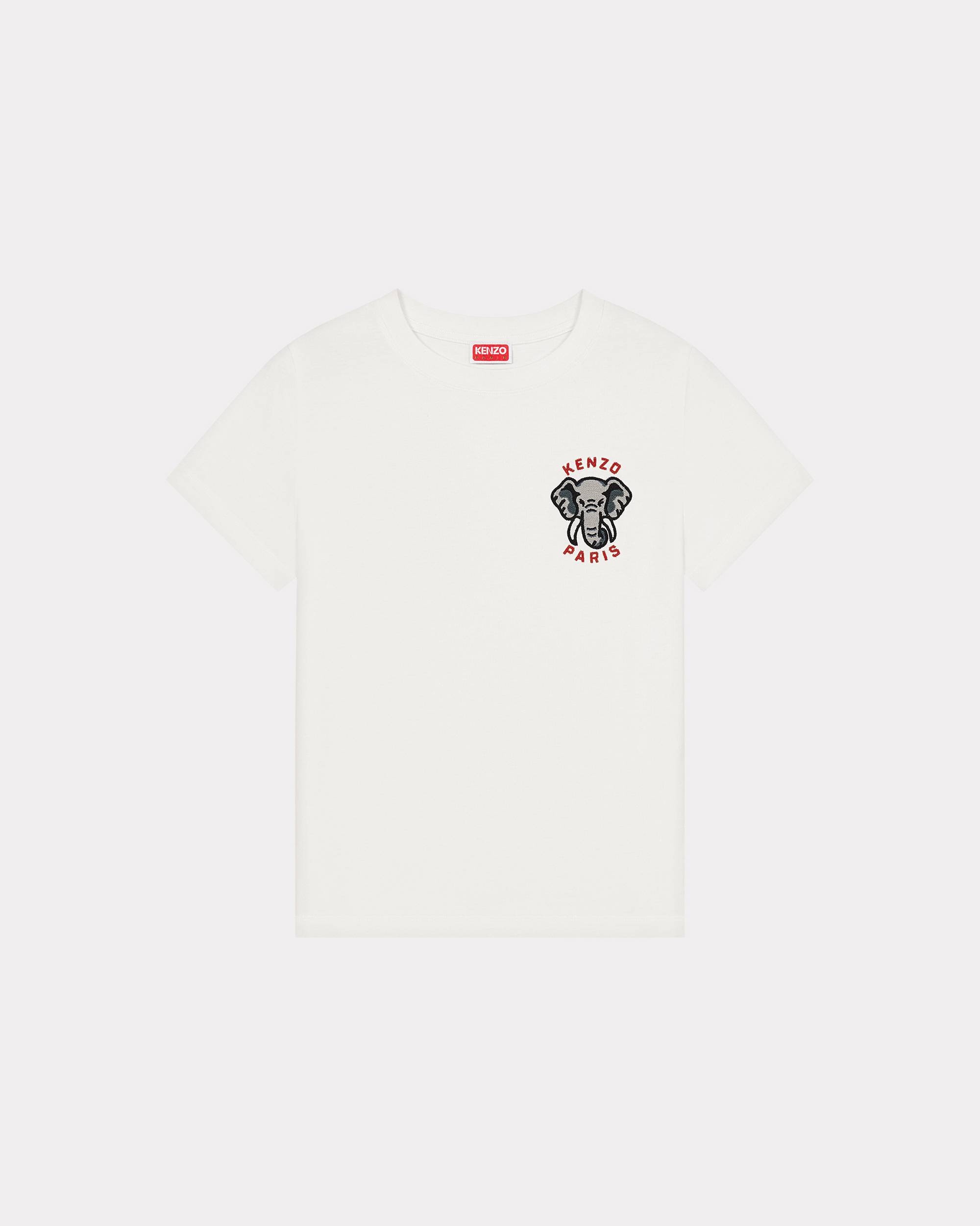 'KENZO Elephant Crest' embroidered T-shirt - 1