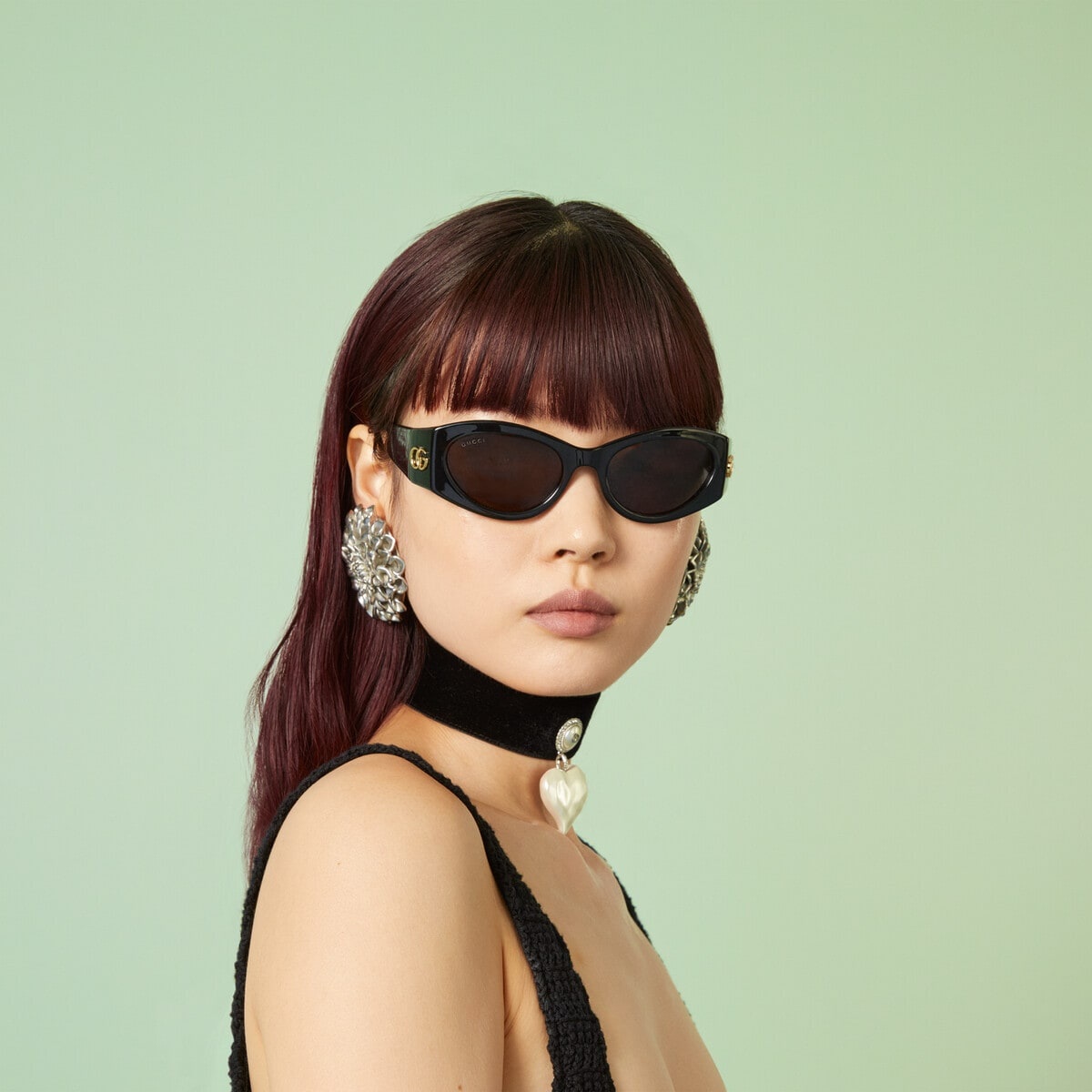 Cat-eye frame sunglasses - 3