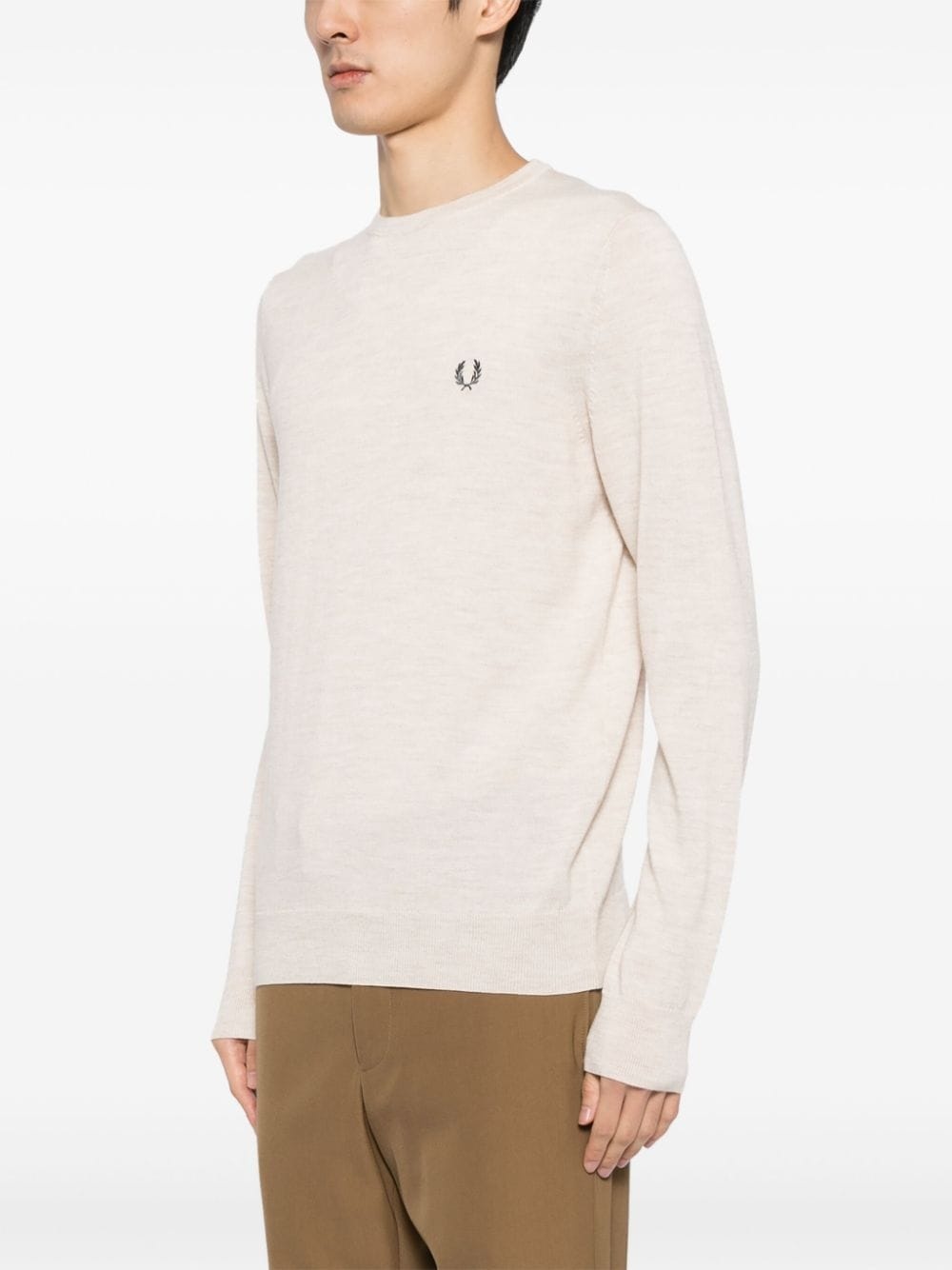 classic crew-neck jumper - 3