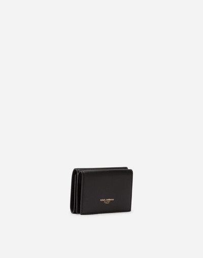 Dolce & Gabbana Calfskin wallet with heat-stamped logo outlook