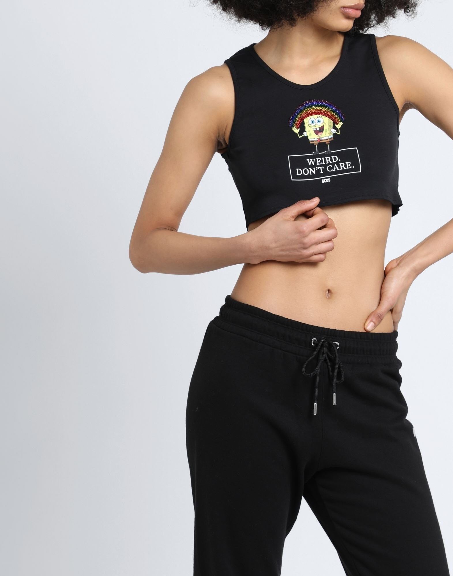 Black Women's Crop Top - 4