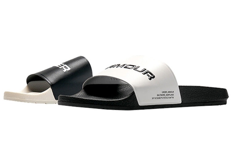 Under Armour Core Remix Slides 'White Black' 3021282-103 - 3
