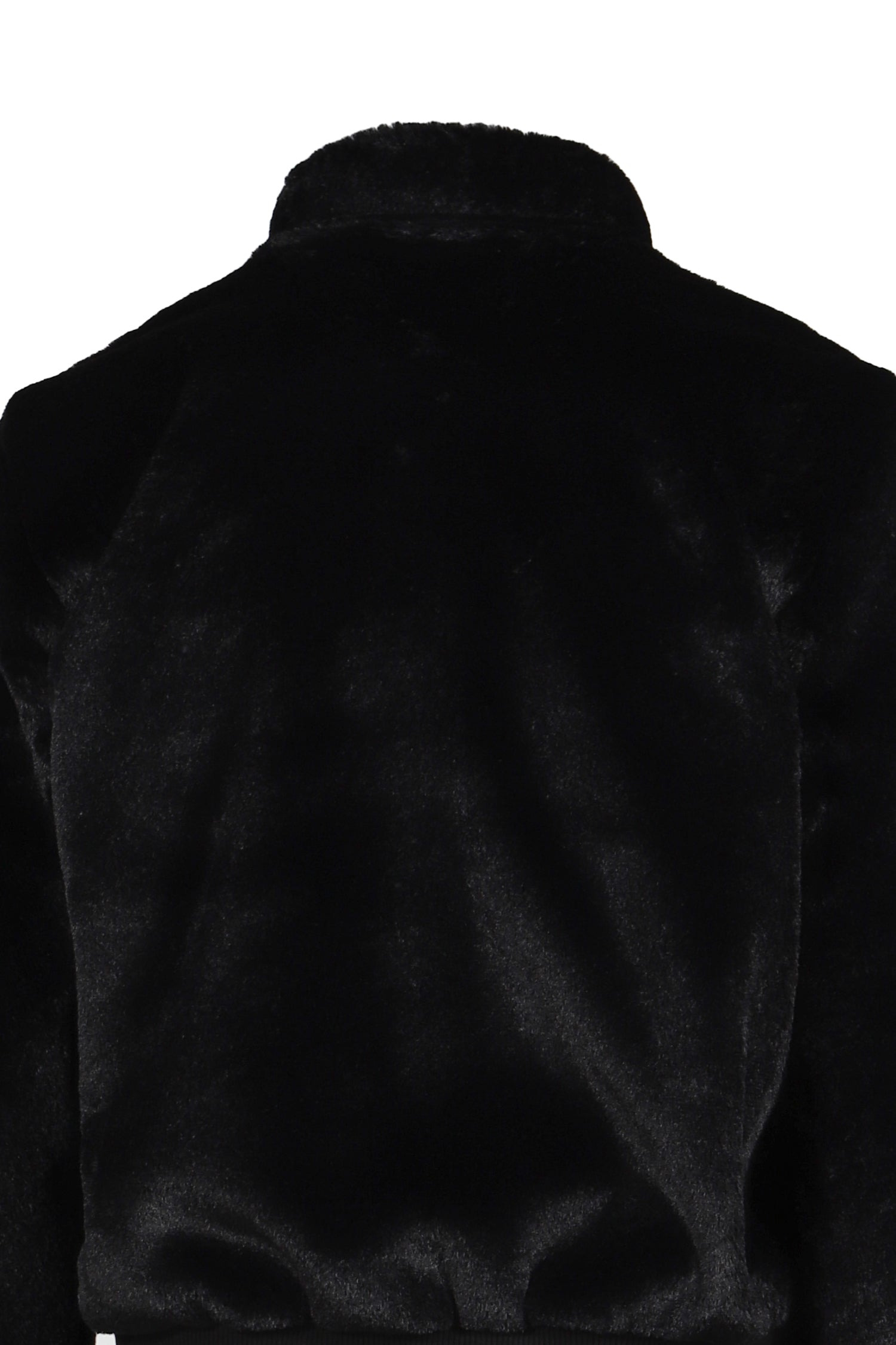 FLEECE APPLIQU_ ZIPUP JACKET / BLK - 5