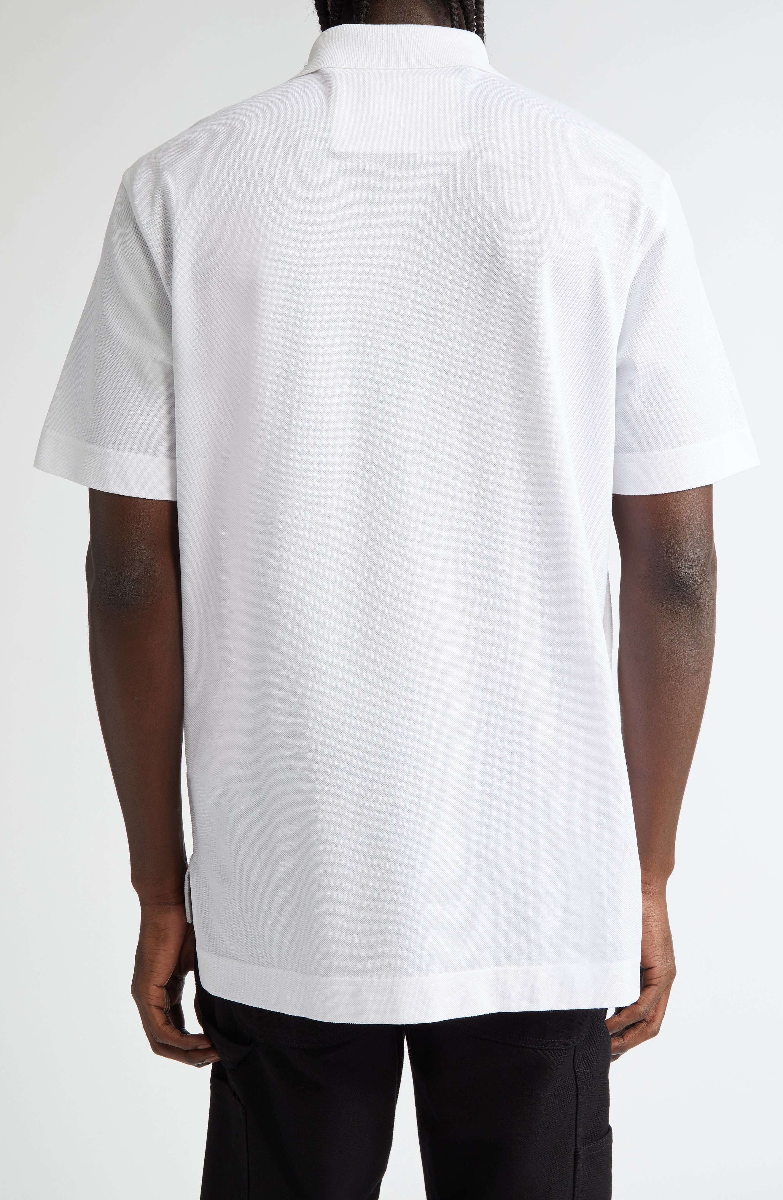 Givenchy Classic Fit 4G Logo Embroidered Cotton Piqué Polo in White at Nordstrom - 2