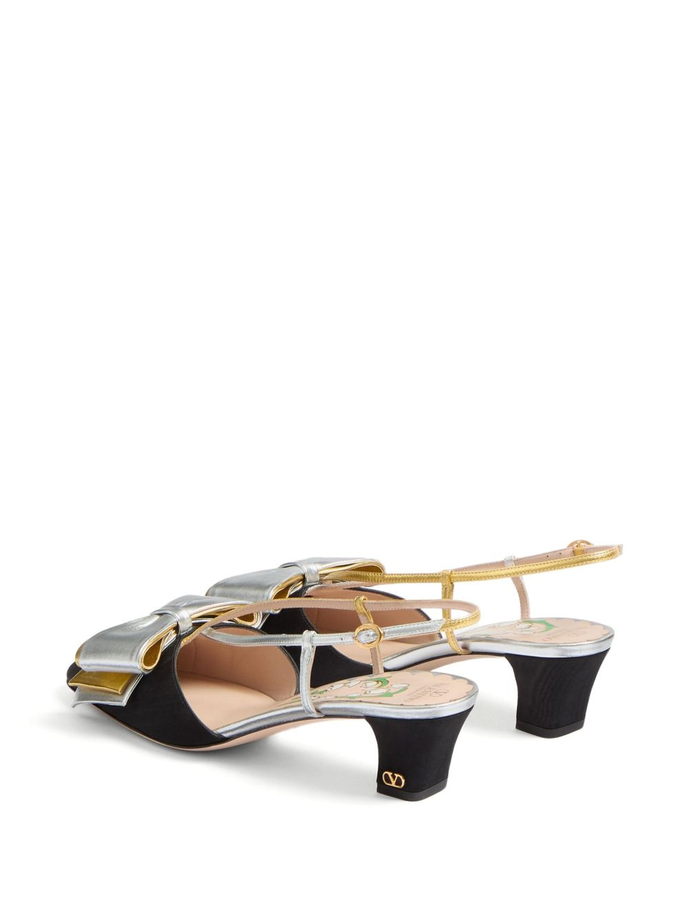 oversize bow detail pumps - 3