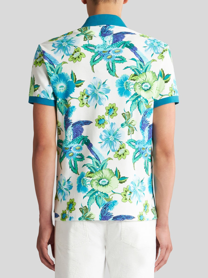 POLO SHIRT WITH FLORAL PRINT 4