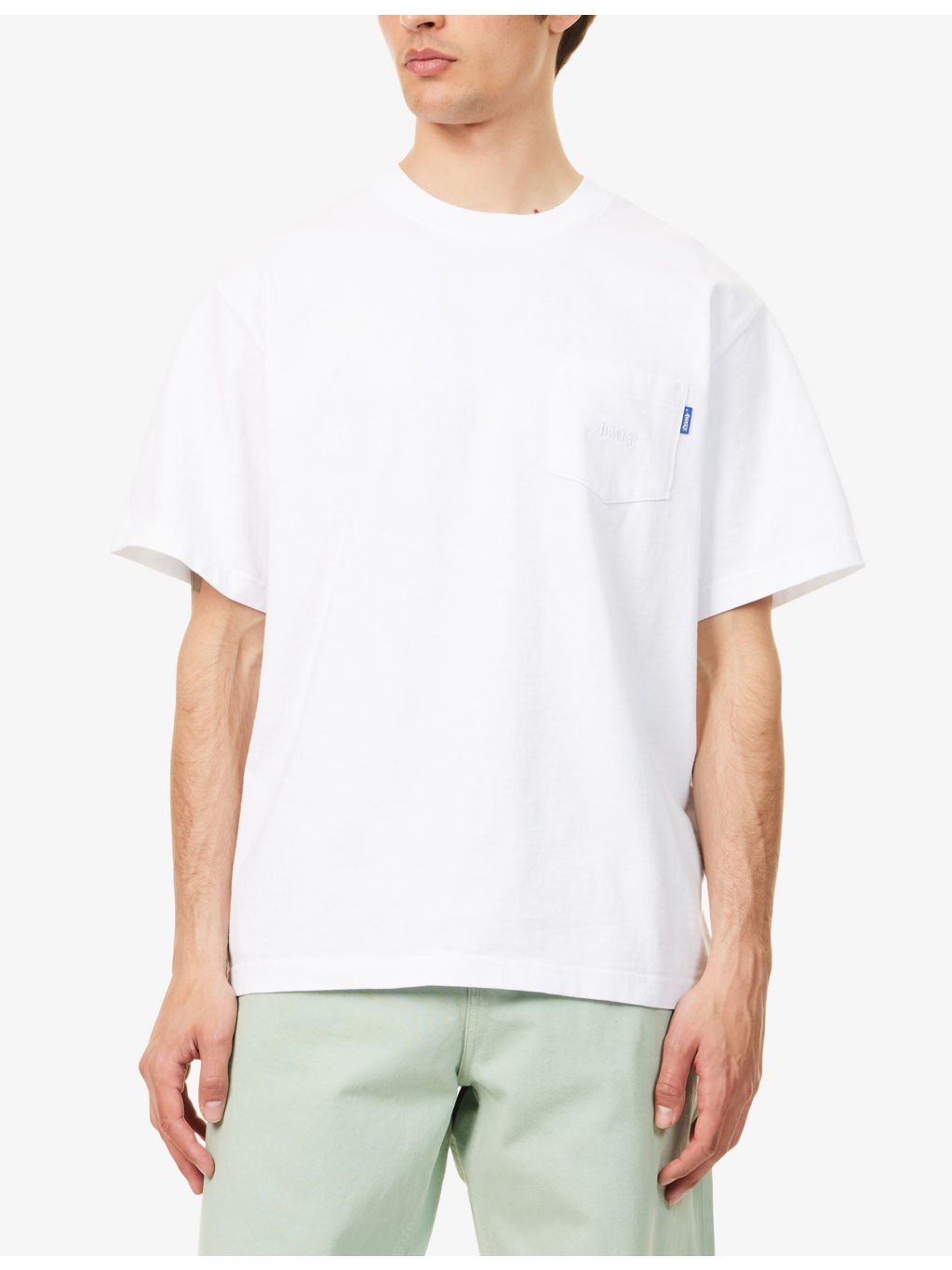 Patch-Pocket Crewneck Cotton-Jersey T-Shirt - 3