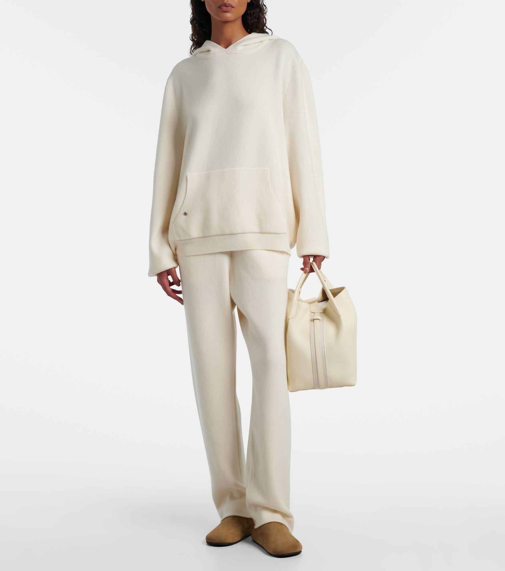 Embellished cashmere hoodie - 2