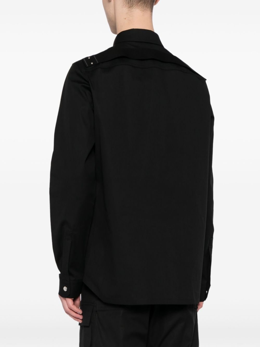 long-sleeve poplin shirt - 4