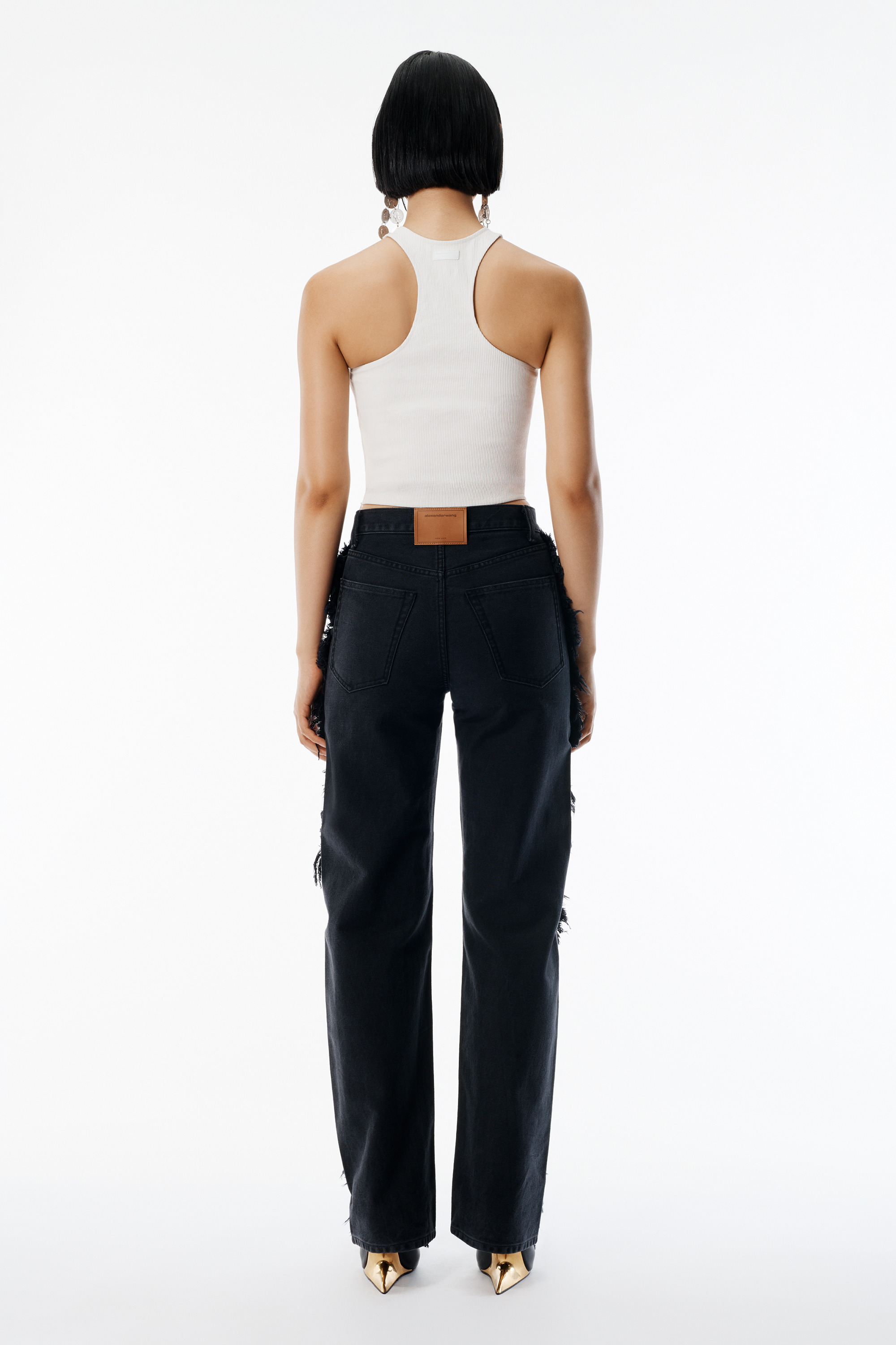 Faded Black Float Jean - 4