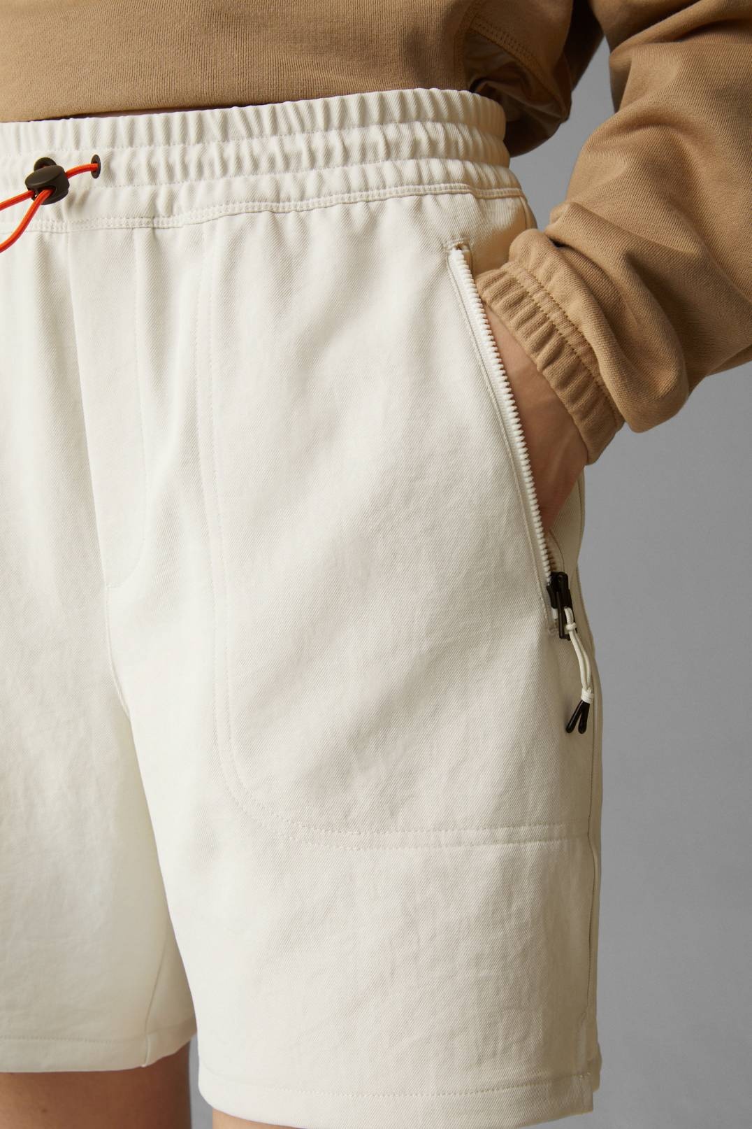 RAHEL FUNCTIONAL SHORTS IN CREAM - 5