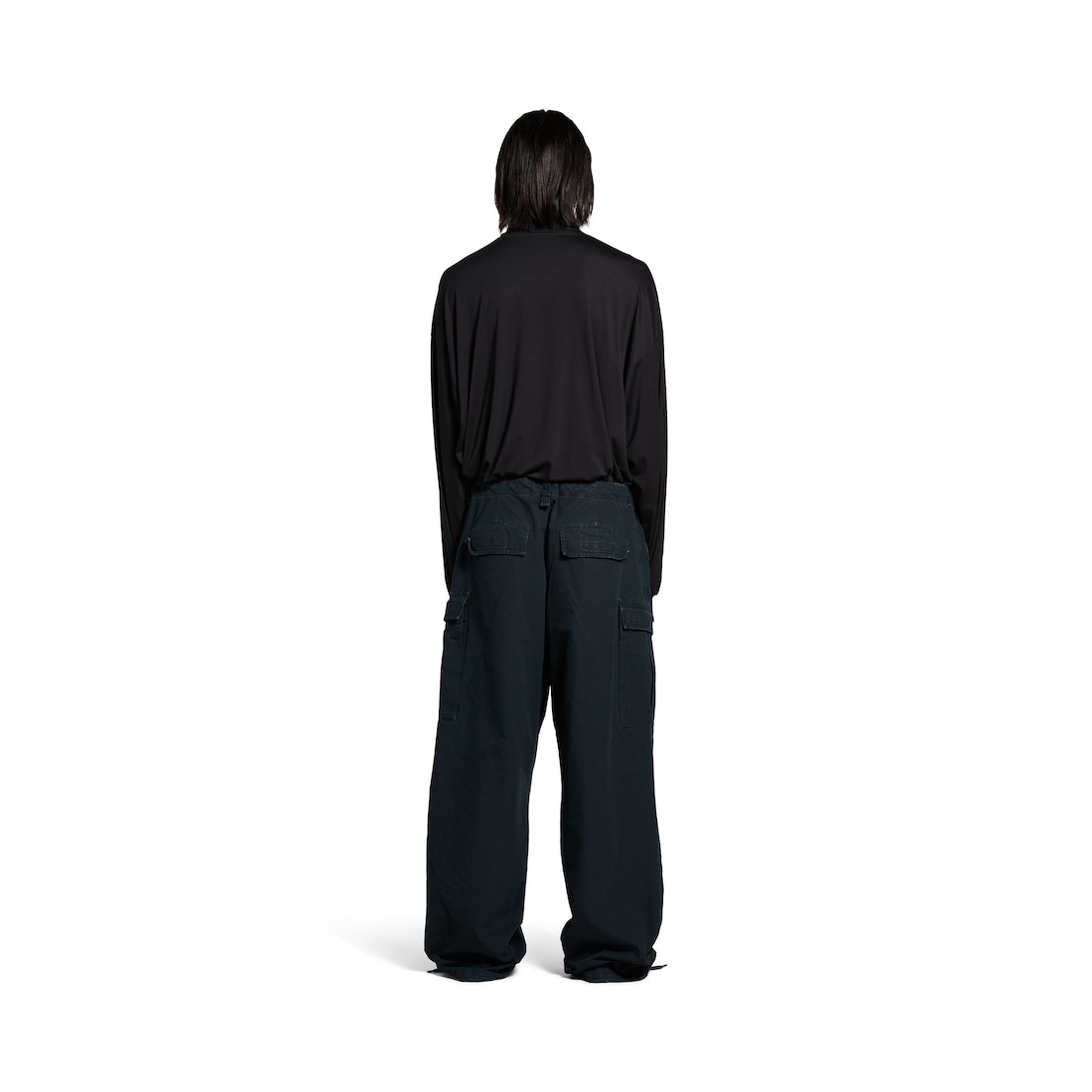 Men's Large Cargo Pants in Ink - 4