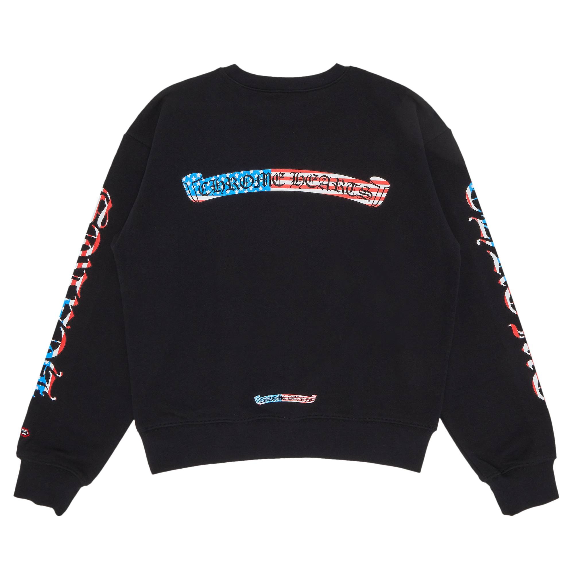 Chrome Hearts Matty Boy America Crewneck Sweatshirt 'Black' - 2