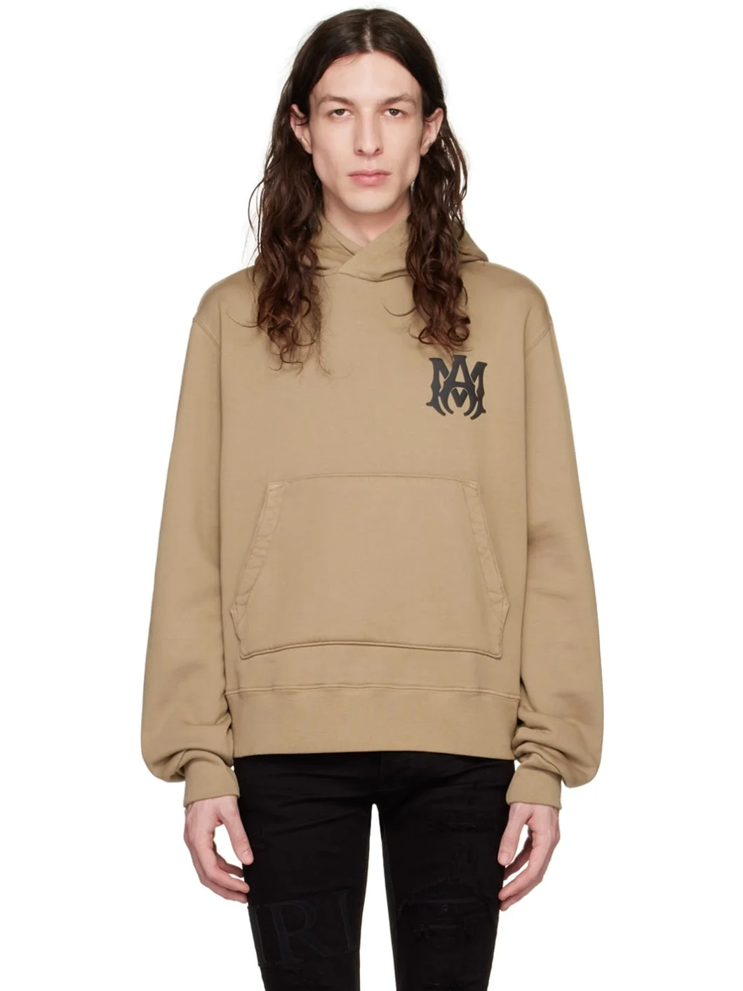 Tan 'M.A.' Hoodie - 1