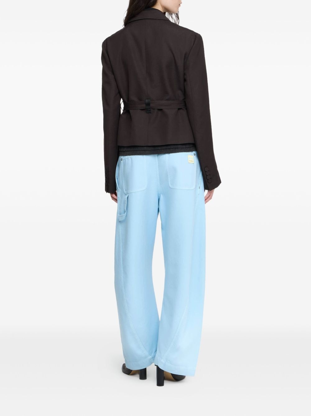 belted pocket jacket - 3
